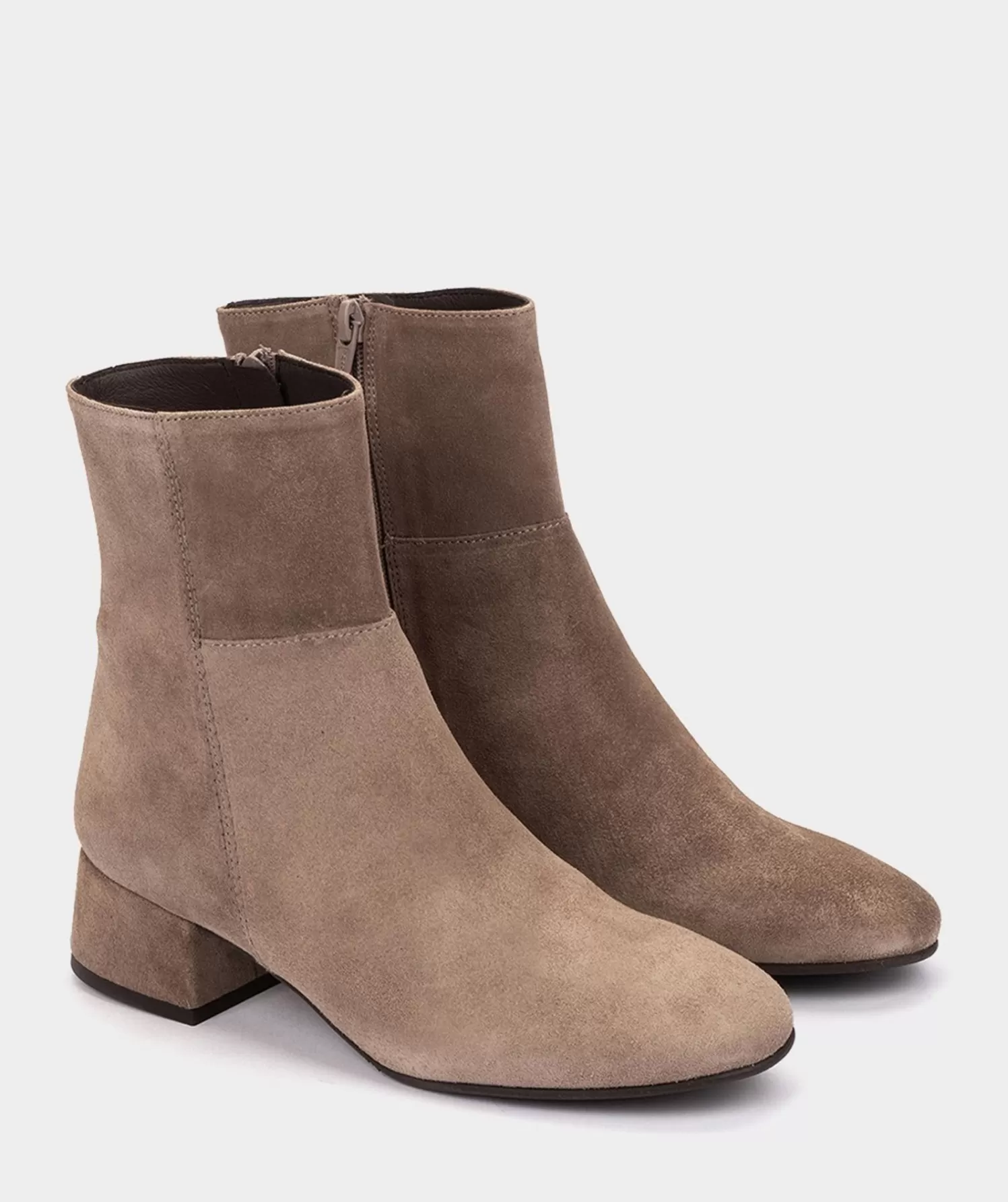 Ankle Boots | Pedro Miralles Ankle Boots Ankle Boots Made Of Split Leather In Taupe Colour