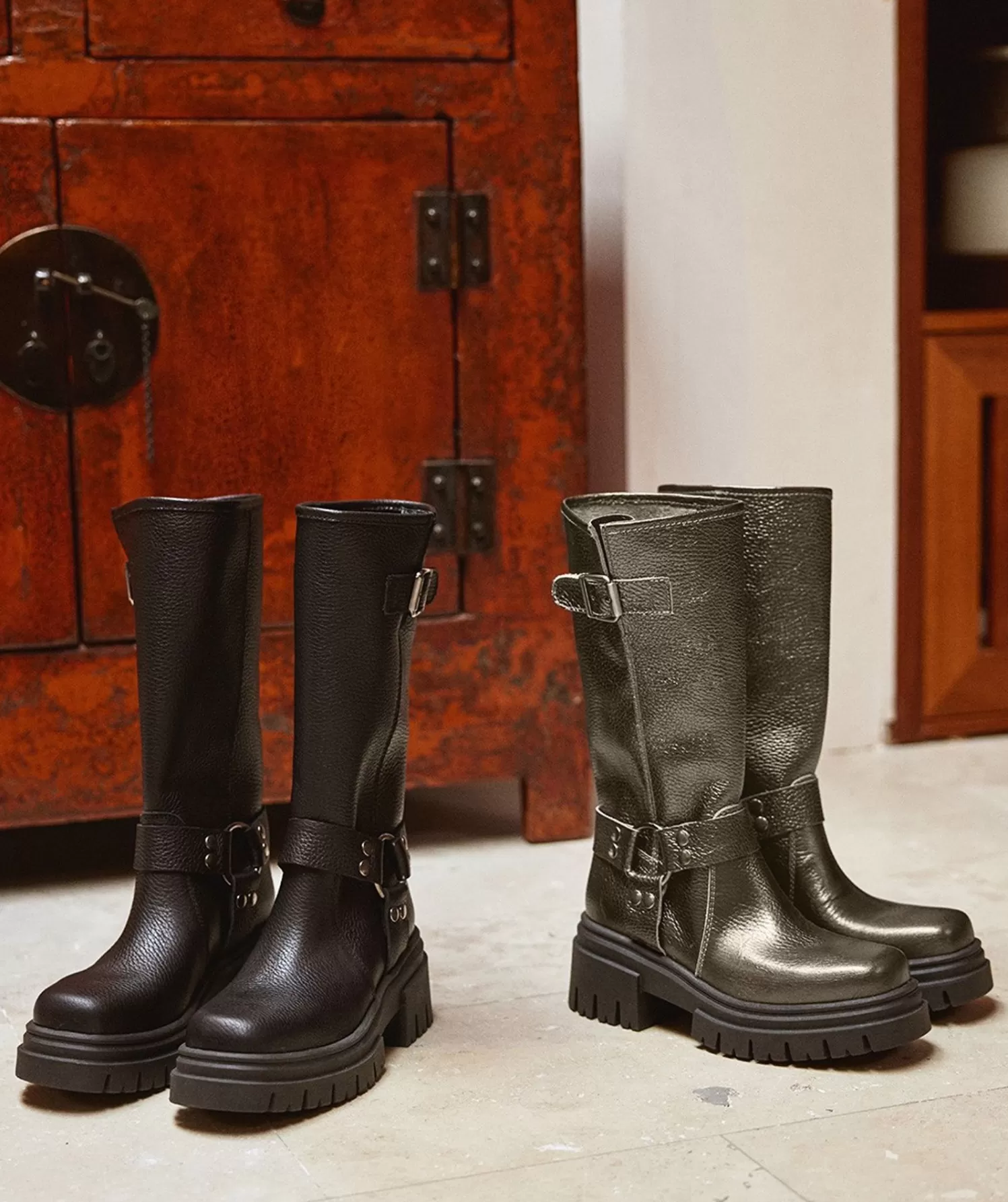 Boots | Pedro Miralles Boots Biker Style Leather Boots.