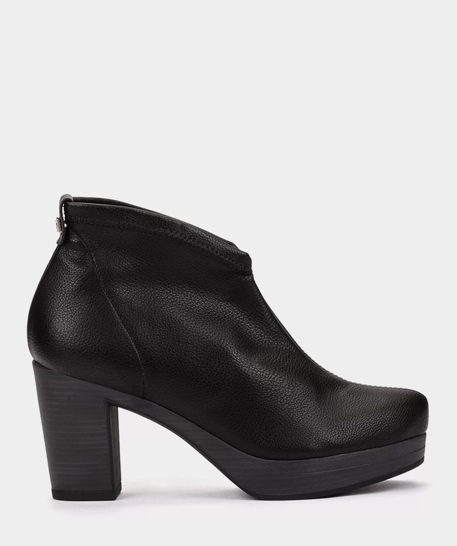 Ankle Boots | Pedro Miralles Ankle Boots Black Elastic Vegan Leather Ankle Boots