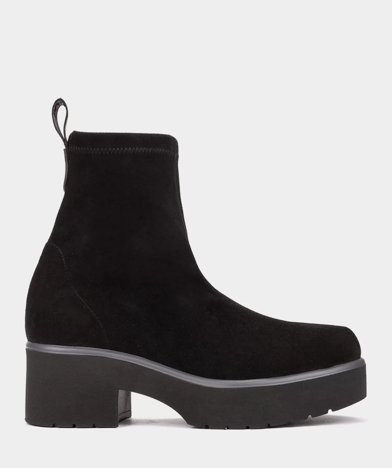 Ankle Boots | Pedro Miralles Ankle Boots Black Suede-Effect Stretch Fabric Ankle Boots