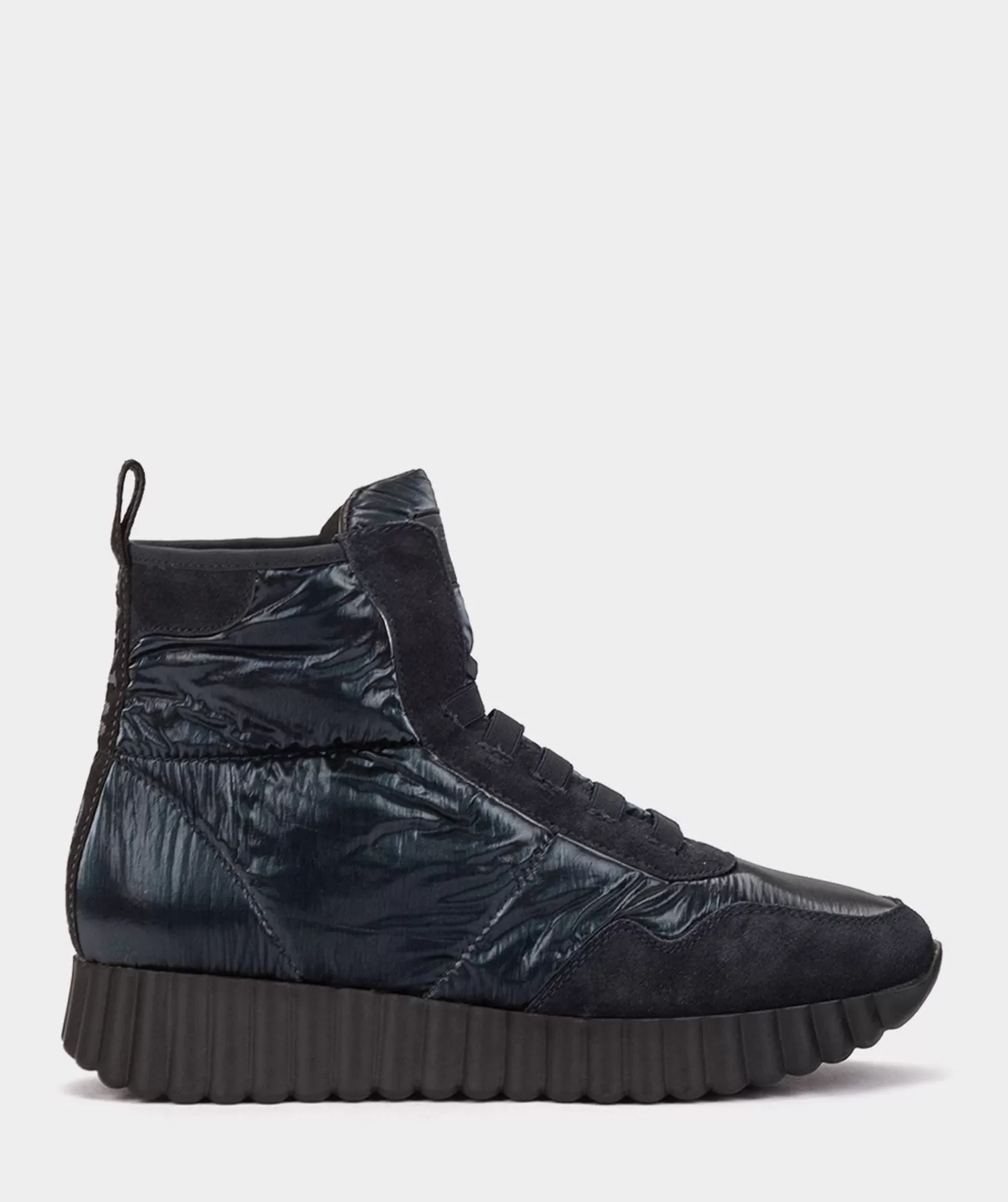 Sneakers | Pedro Miralles Sneakers Bootie-Style Trainers Made Of Leather And Textile