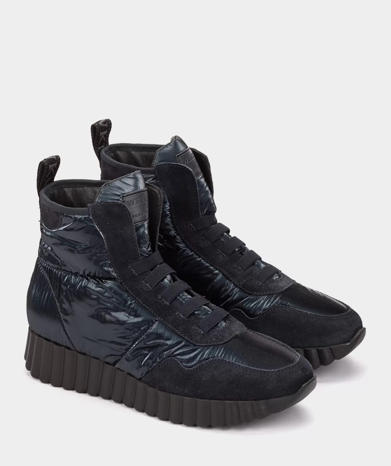 Sneakers | Pedro Miralles Sneakers Bootie-Style Trainers Made Of Leather And Textile