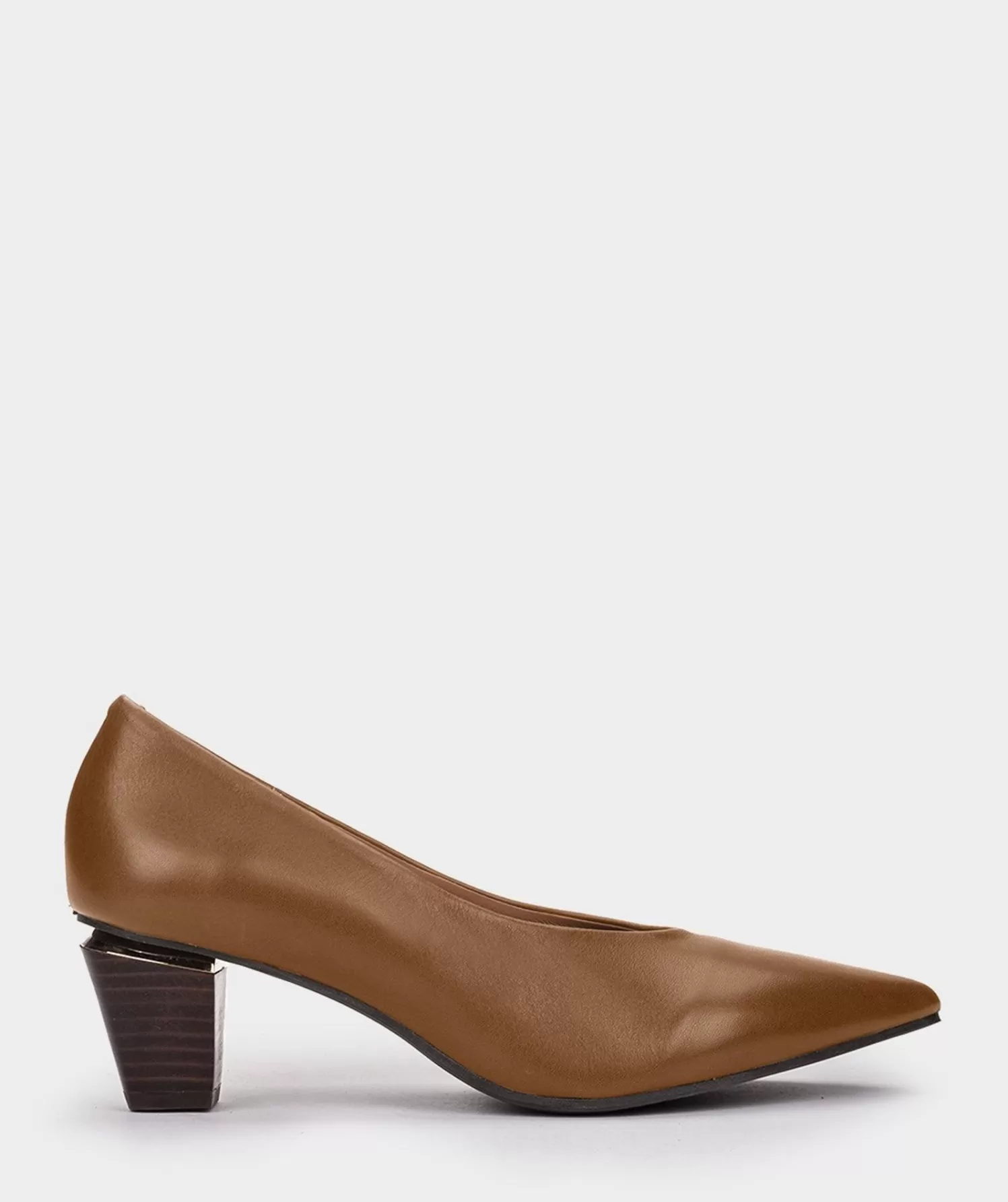 Pumps | Pedro Miralles Pumps Brown Metallic Leather Pumps