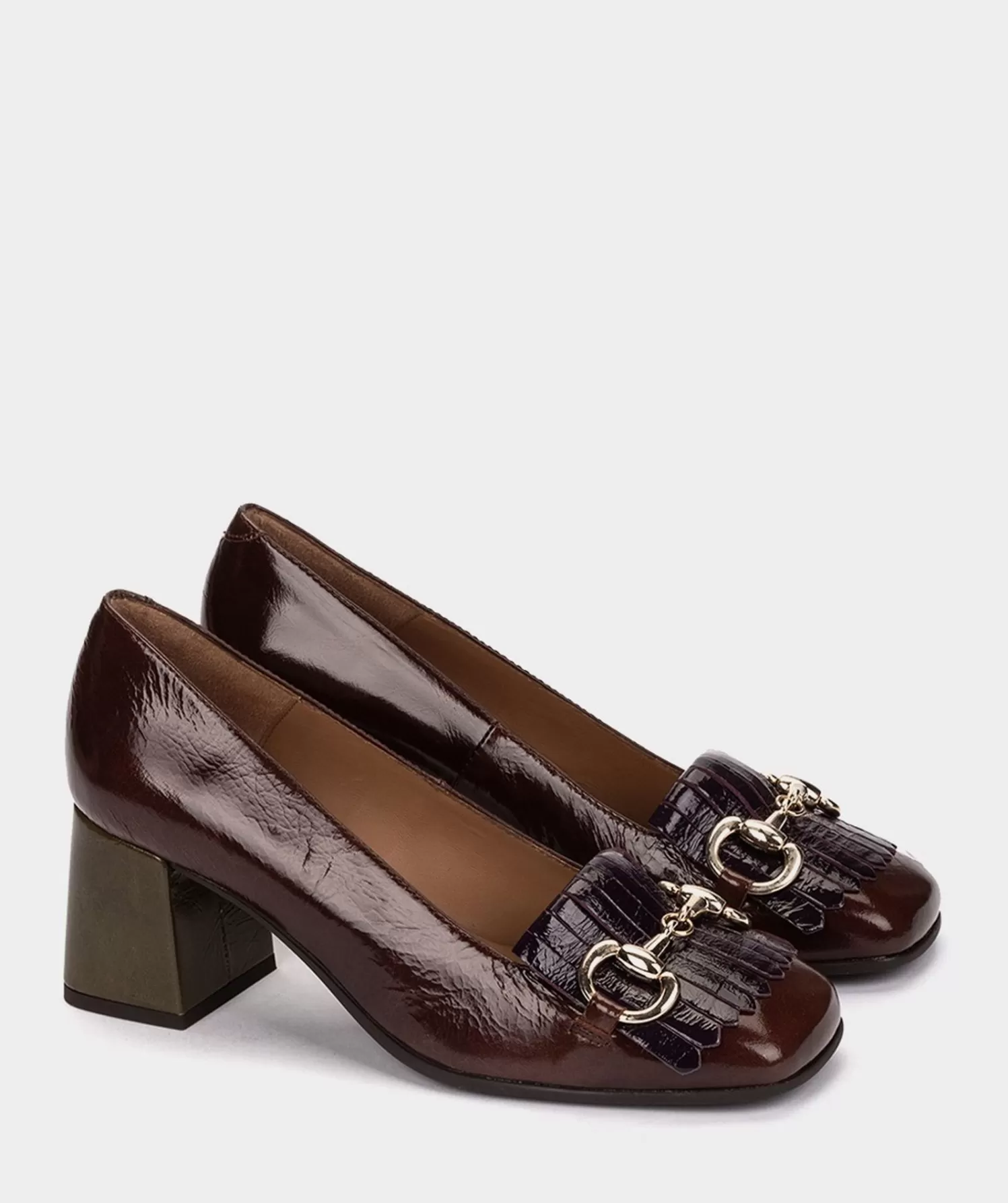 Pumps | Pedro Miralles Pumps Brown Patent Leather Heeled Shoes