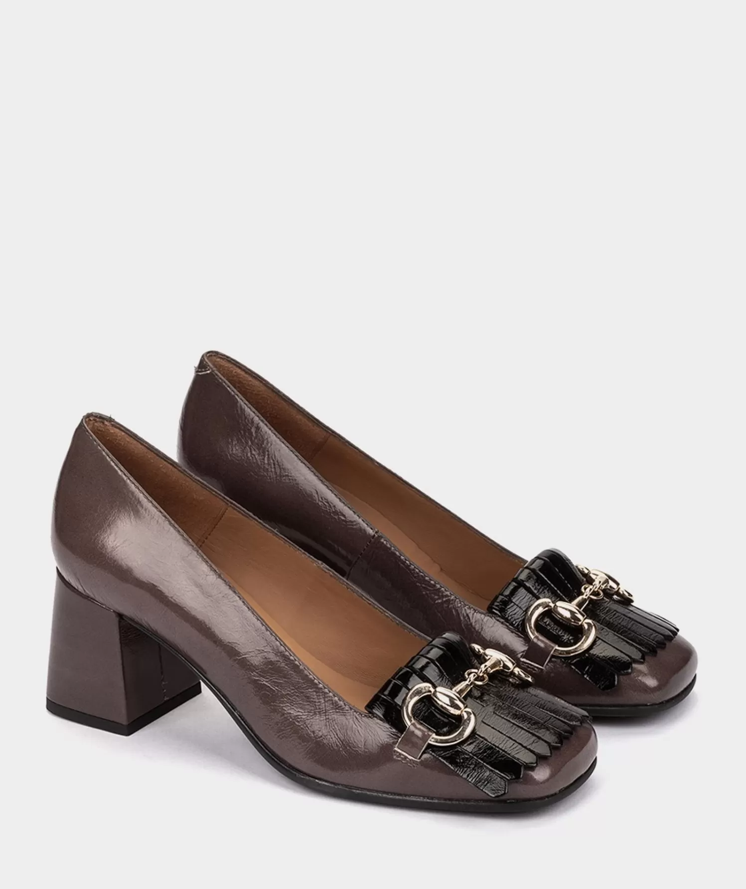 Pumps | Pedro Miralles Pumps Brown Patent Leather Heeled Shoes