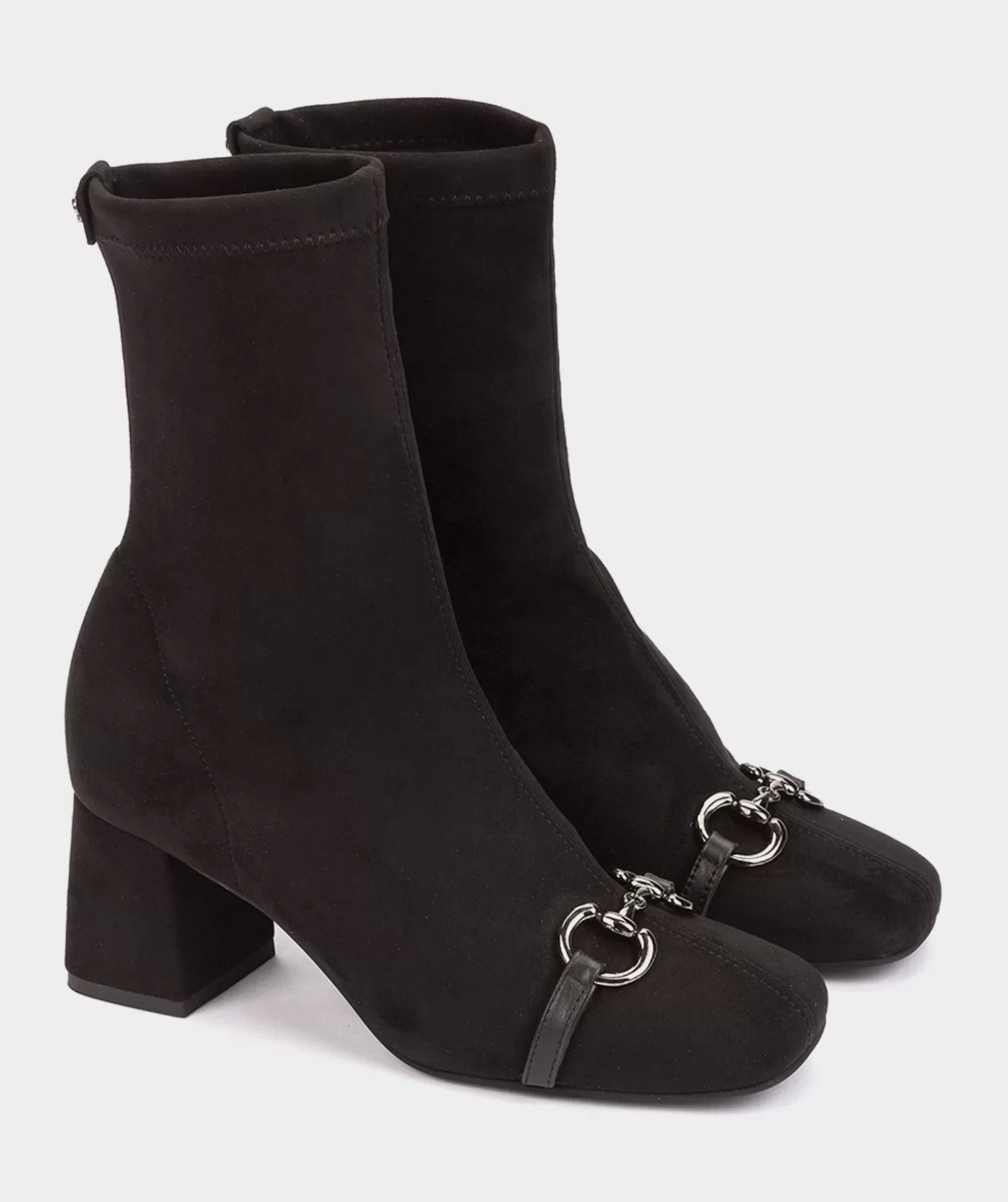 Ankle Boots | Pedro Miralles Ankle Boots Elastic Fabric Heeled Ankle Boots.