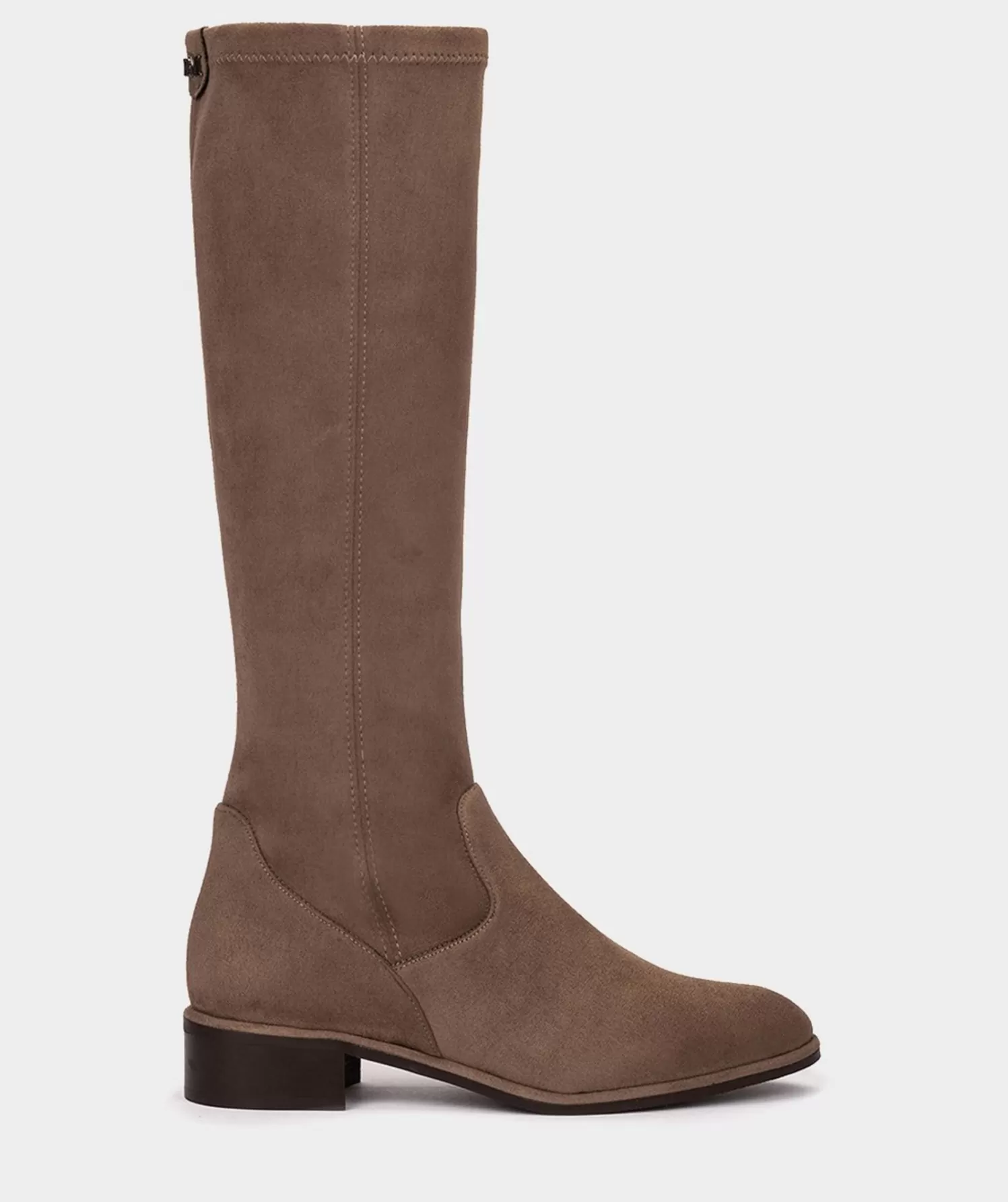 Boots | Pedro Miralles Boots Elasticated Vegan Leather Boot In Taupe Colour