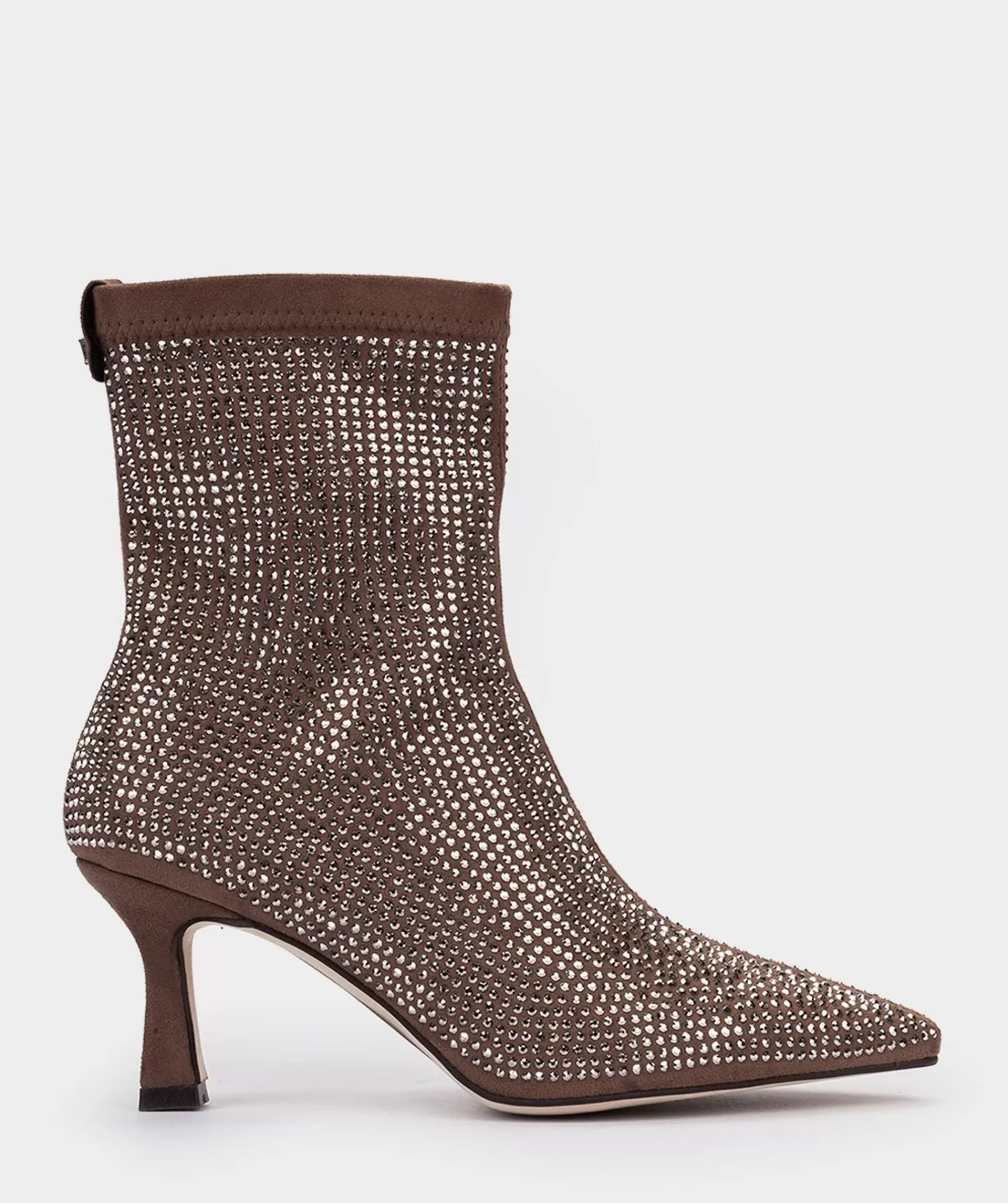 Ankle Boots | Pedro Miralles Ankle Boots Fabric Ankle Boots With Rhinestones.