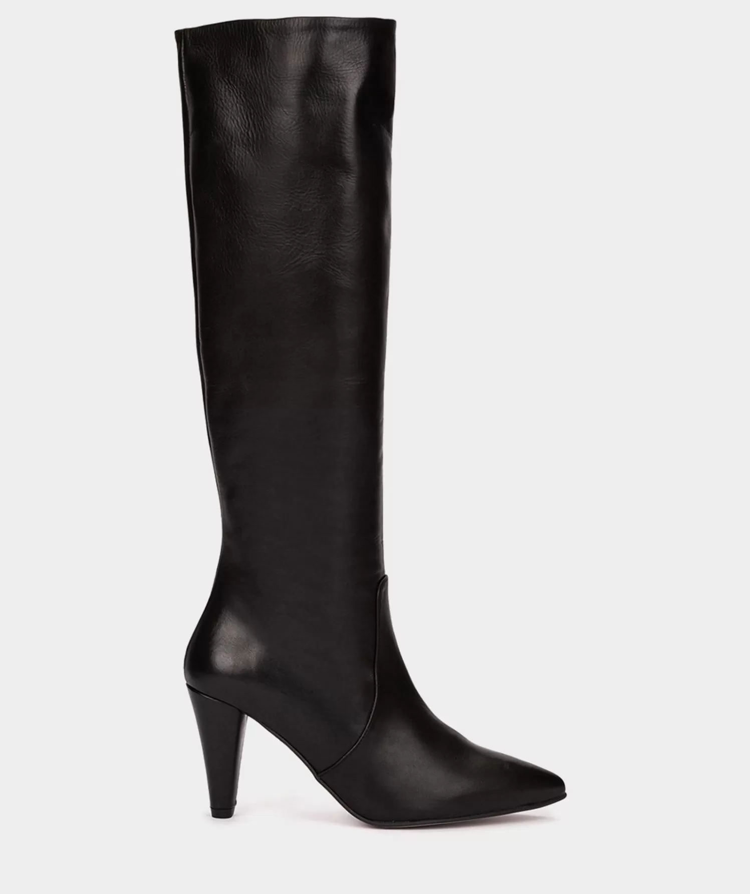 Boots | Pedro Miralles Boots Heel Boots Made Of Black Leather