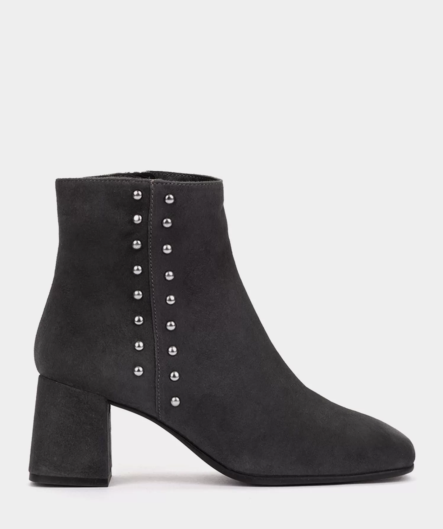 Ankle Boots | Pedro Miralles Ankle Boots Heeled Ankle Boots Made In Dark Grey Suede