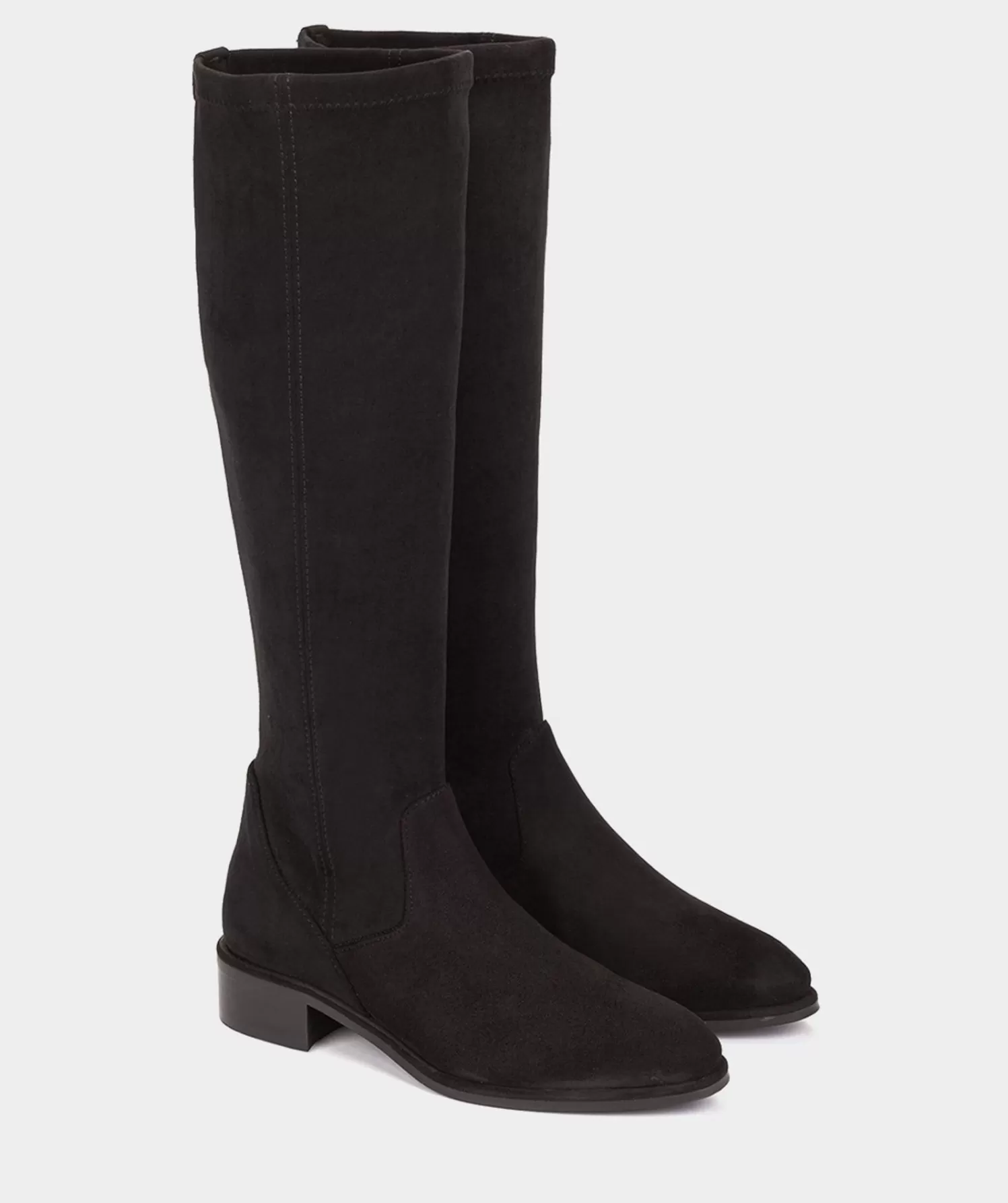 Boots | Pedro Miralles Boots High Boot In Black Elastic Vegan Leather