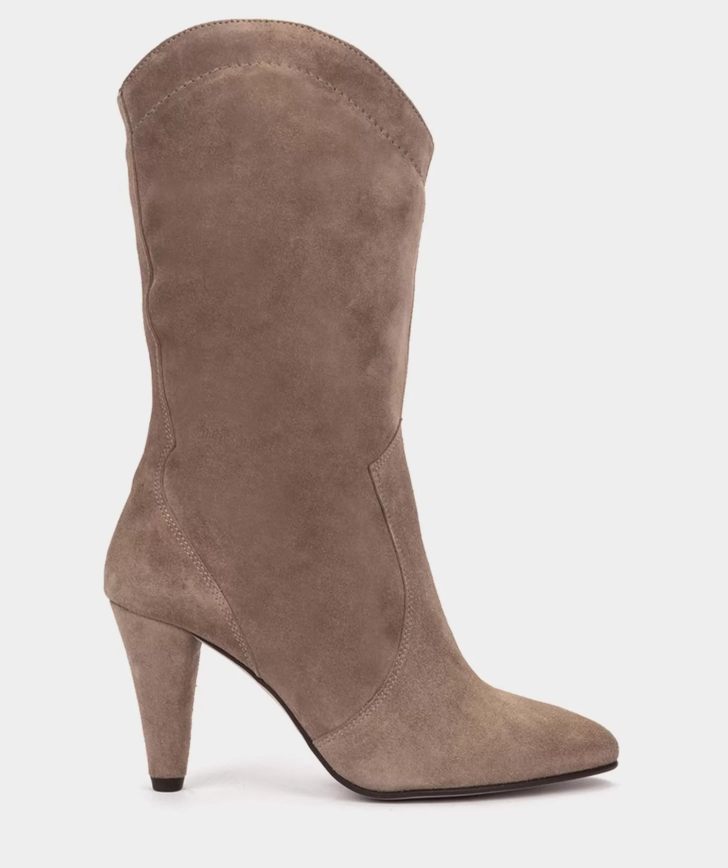 Boots | Pedro Miralles Boots High Heeled Boots Made Of Brown Suede Leather