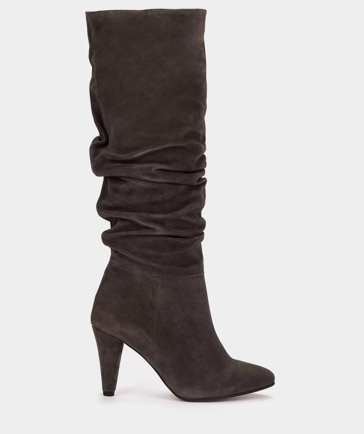 Boots | Pedro Miralles Boots High Heeled Boots Made Of Grey Leather