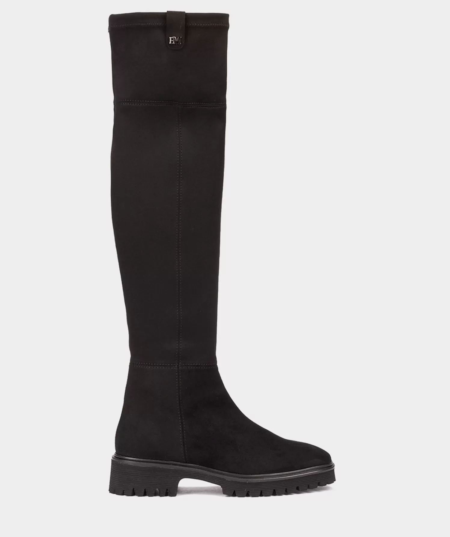 Boots | Pedro Miralles Boots High-Top Boots Made Of Black Elasticated Fabric