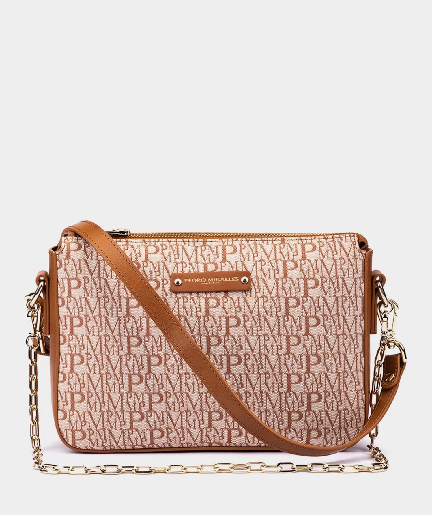 Crossbody Bags | Pedro Miralles Crossbody Bags Leather And Fabric Shoulder Strap