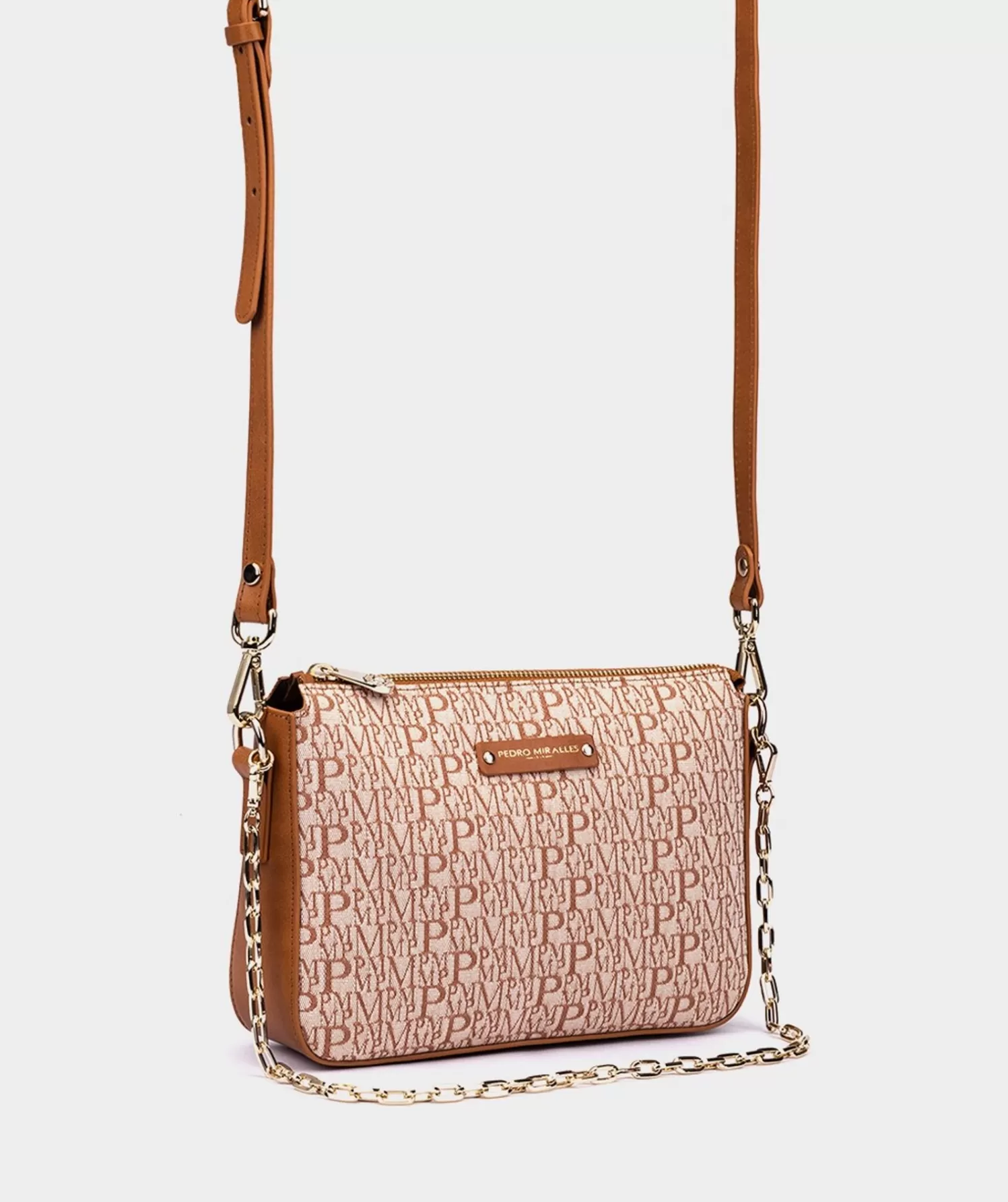 Crossbody Bags | Pedro Miralles Crossbody Bags Leather And Fabric Shoulder Strap