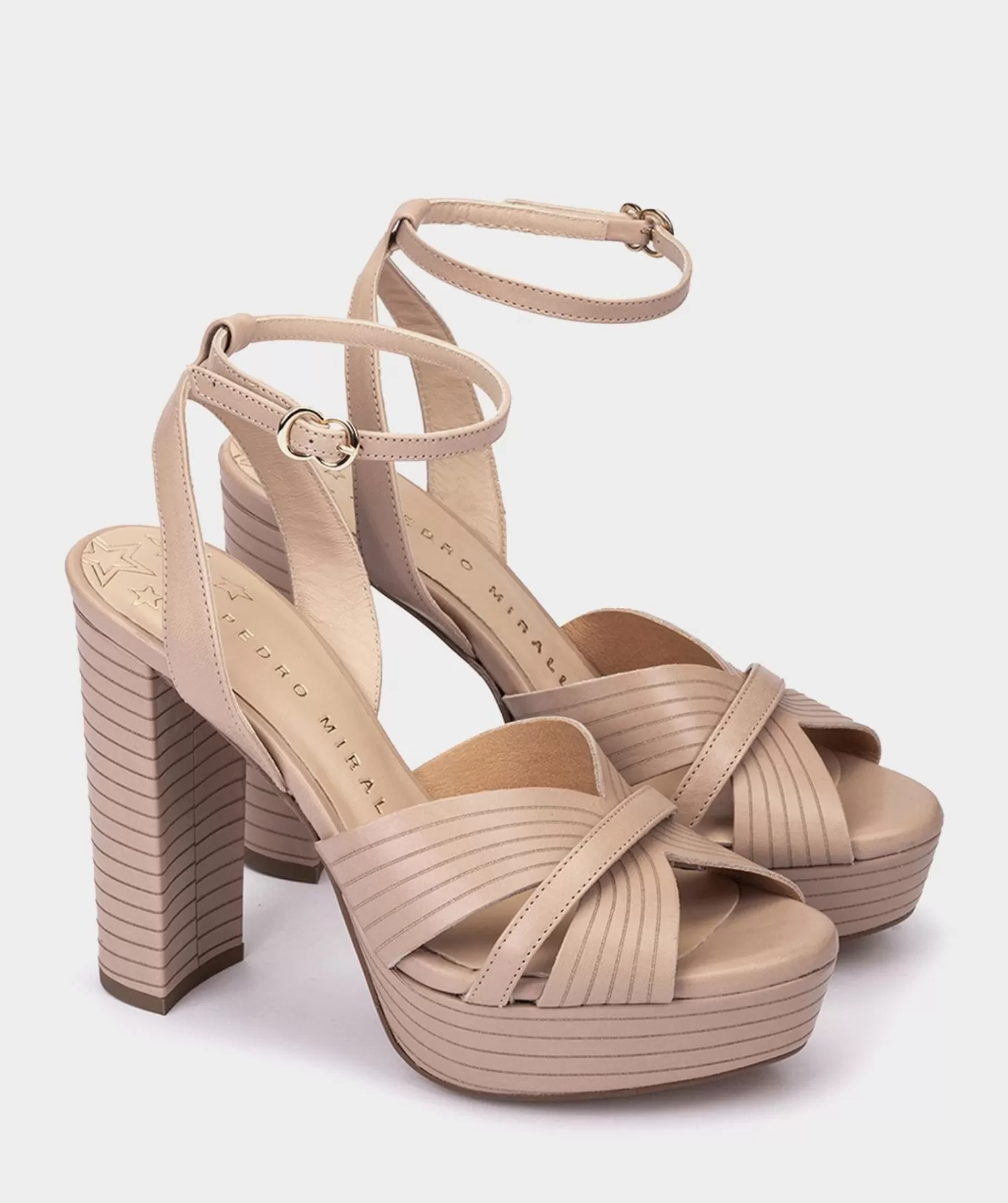 Heeled Sandals | Pedro Miralles Heeled Sandals Leather Heel Sandals