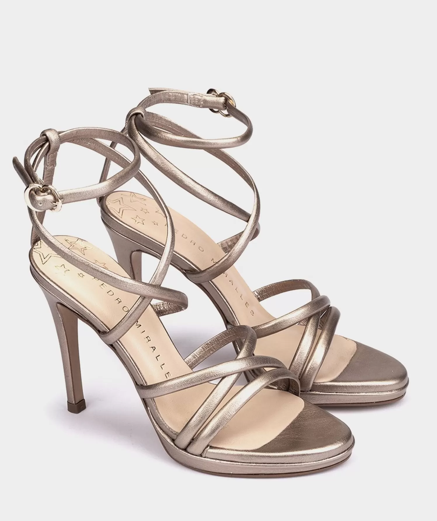 Heeled Sandals | Pedro Miralles Heeled Sandals Leather Heeled Sandals.