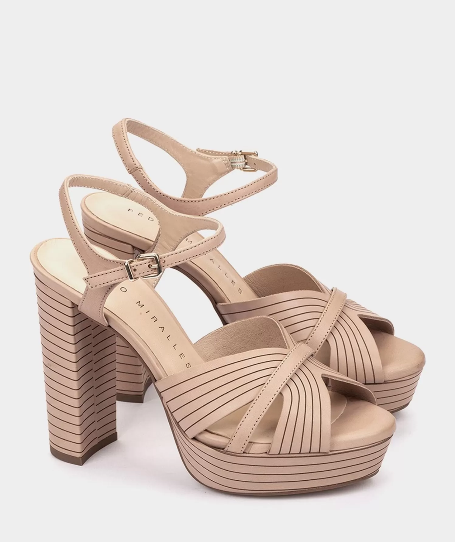 Heeled Sandals | Pedro Miralles Heeled Sandals Leather Heeled Sandals