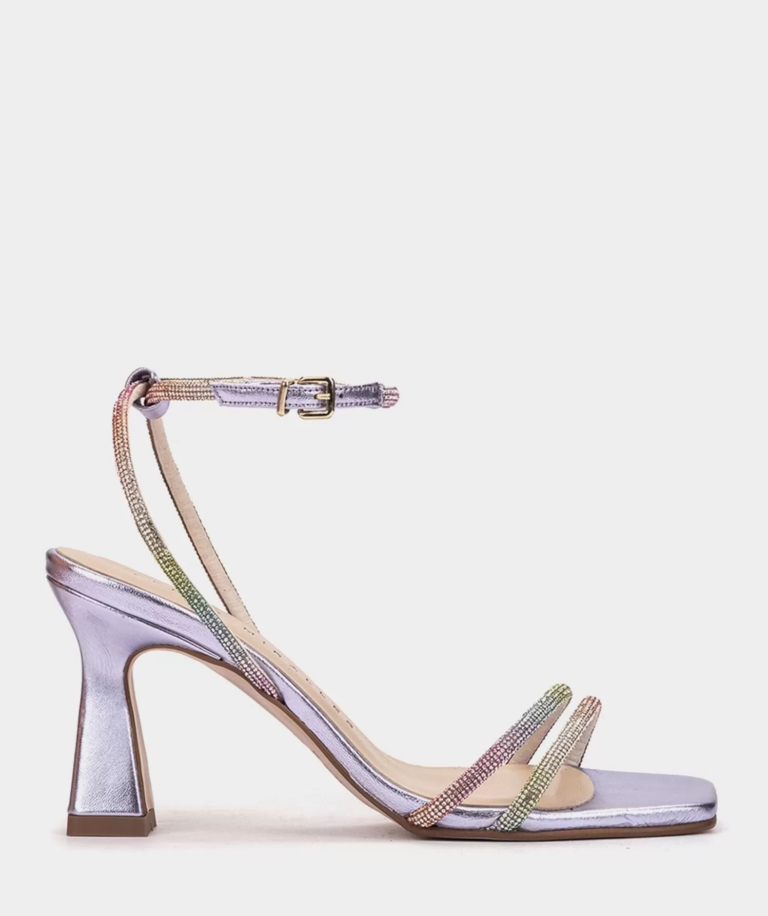 Heeled Sandals | Pedro Miralles Heeled Sandals Leather Heeled Sandals With Crystal Embellishments