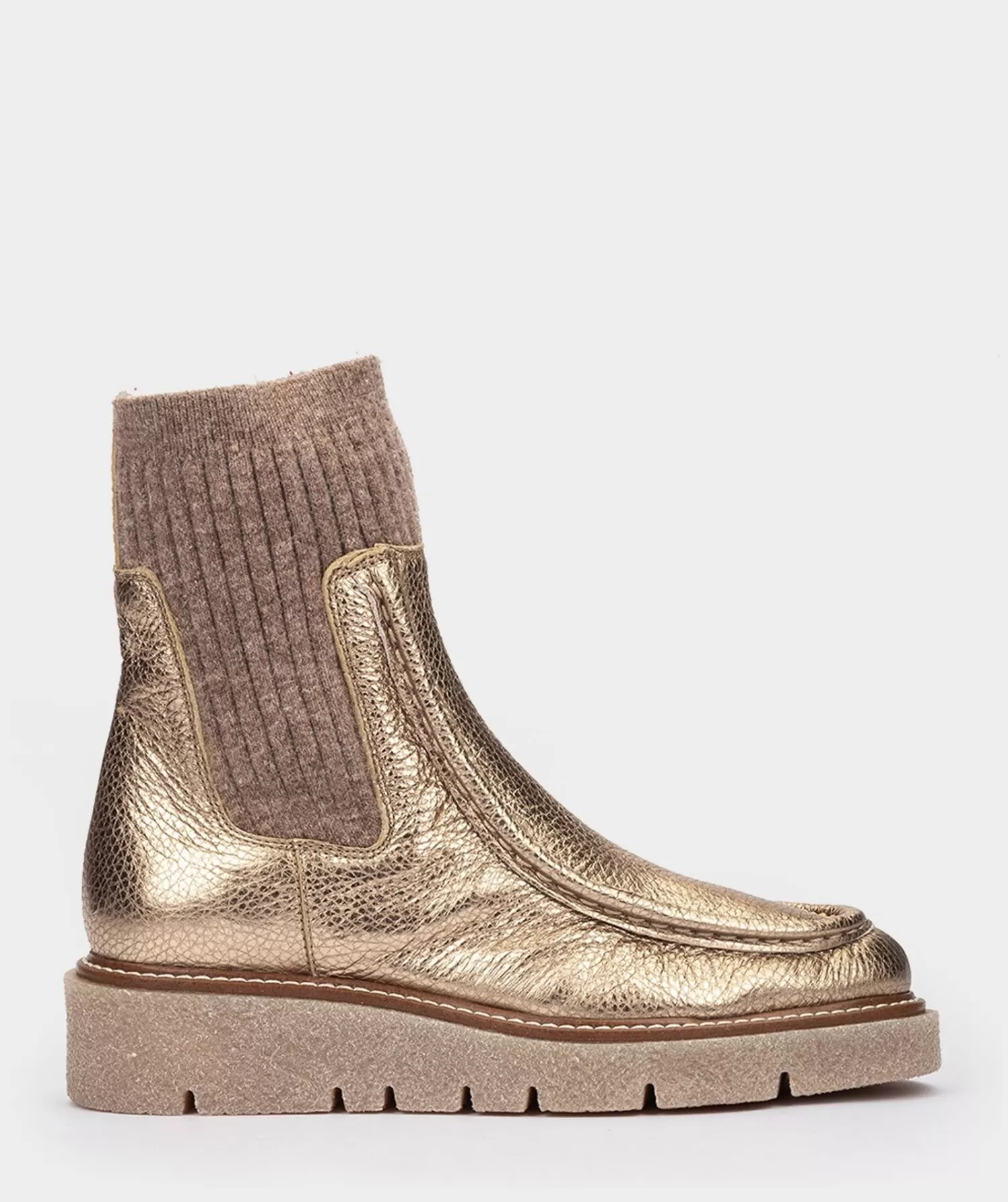 Ankle Boots | Pedro Miralles Ankle Boots Metallic Leather Ankle Boots In Gold Colour