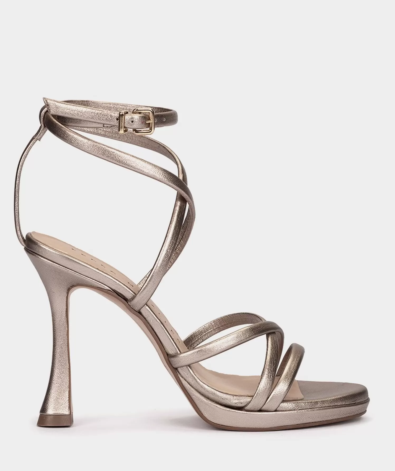 Heeled Sandals | Pedro Miralles Heeled Sandals Metallic Leather Heeled Sandals