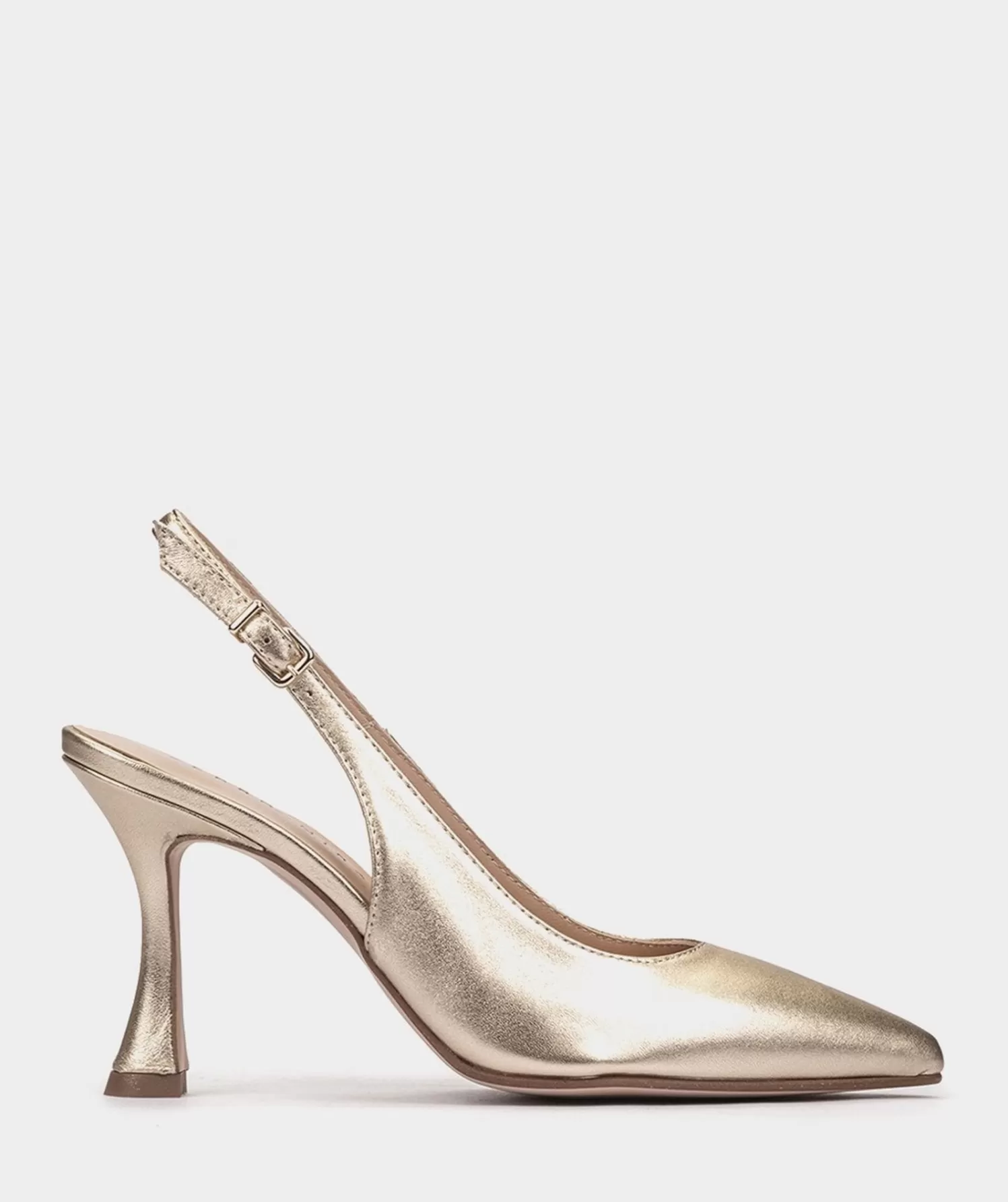 Pumps | Pedro Miralles Pumps Metallic Leather Pumps With Heel Made In Metallised Leather