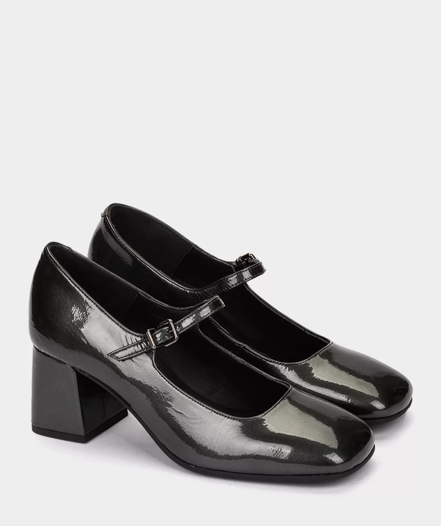 Pumps | Pedro Miralles Pumps Metallic Patent Leather High Heels In Silver Colour