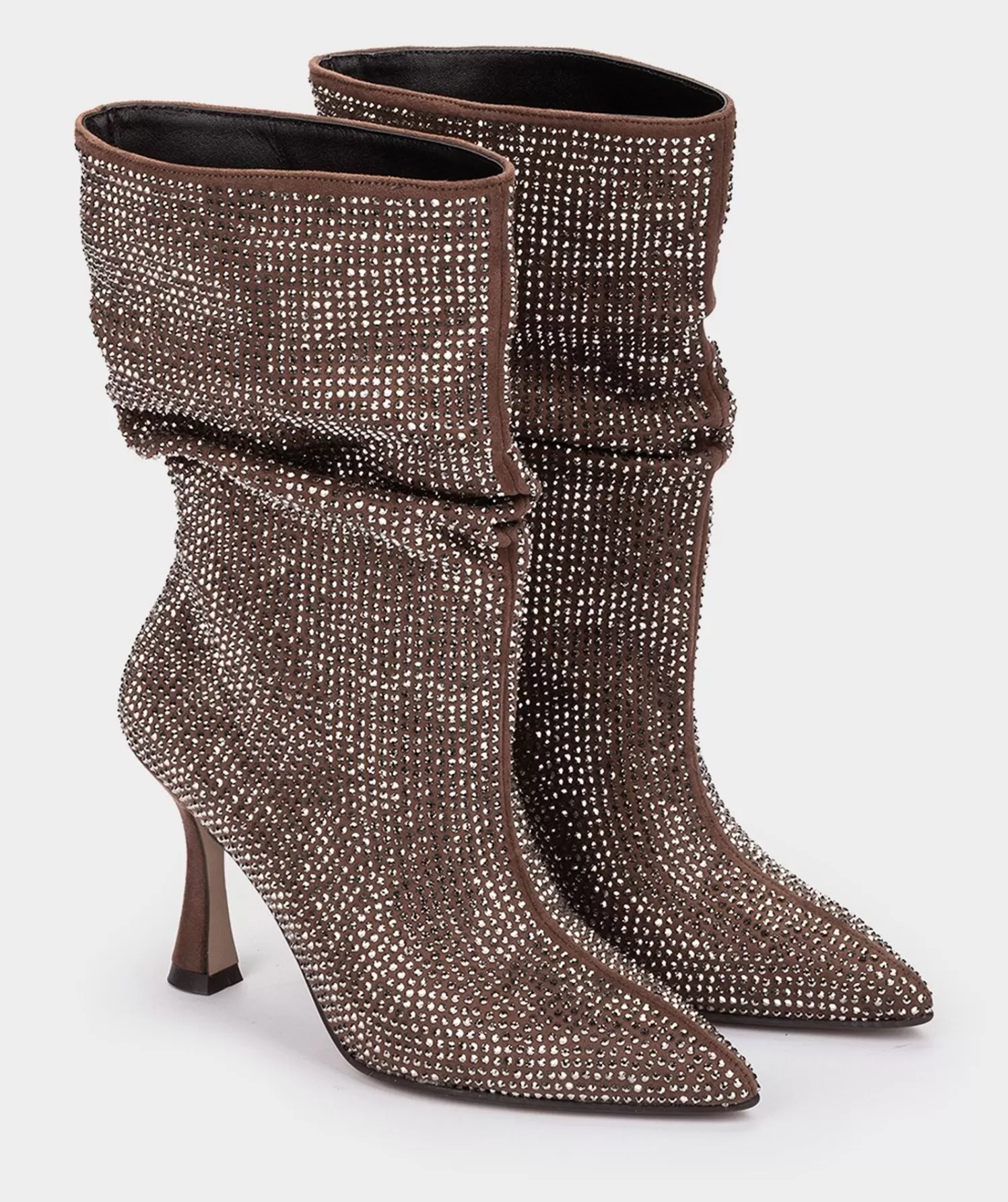 Boots | Pedro Miralles Boots Mid-Calf Boots With Rhinestones