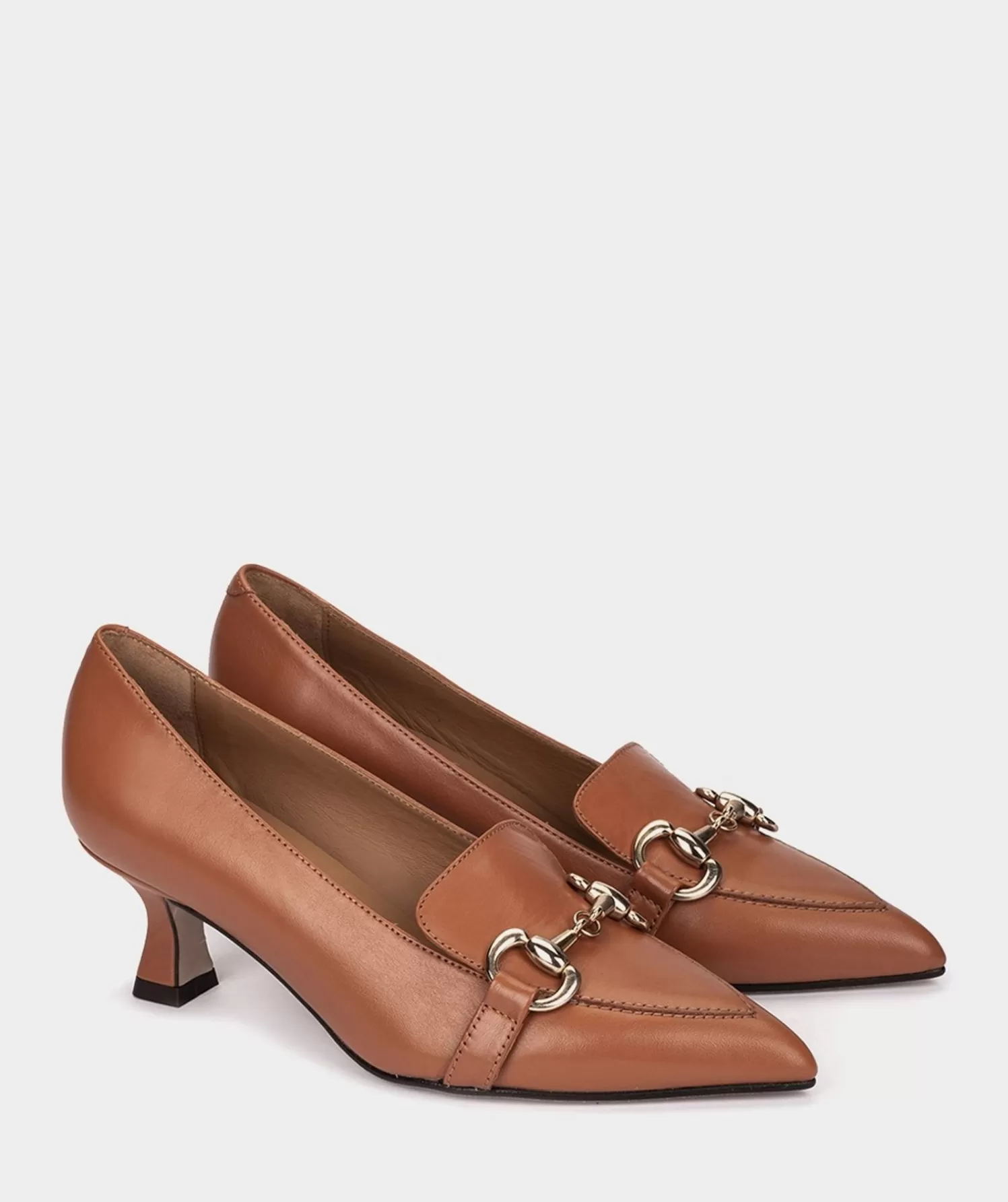 Pumps | Pedro Miralles Pumps Nude Coloured Leather Heeled Shoes