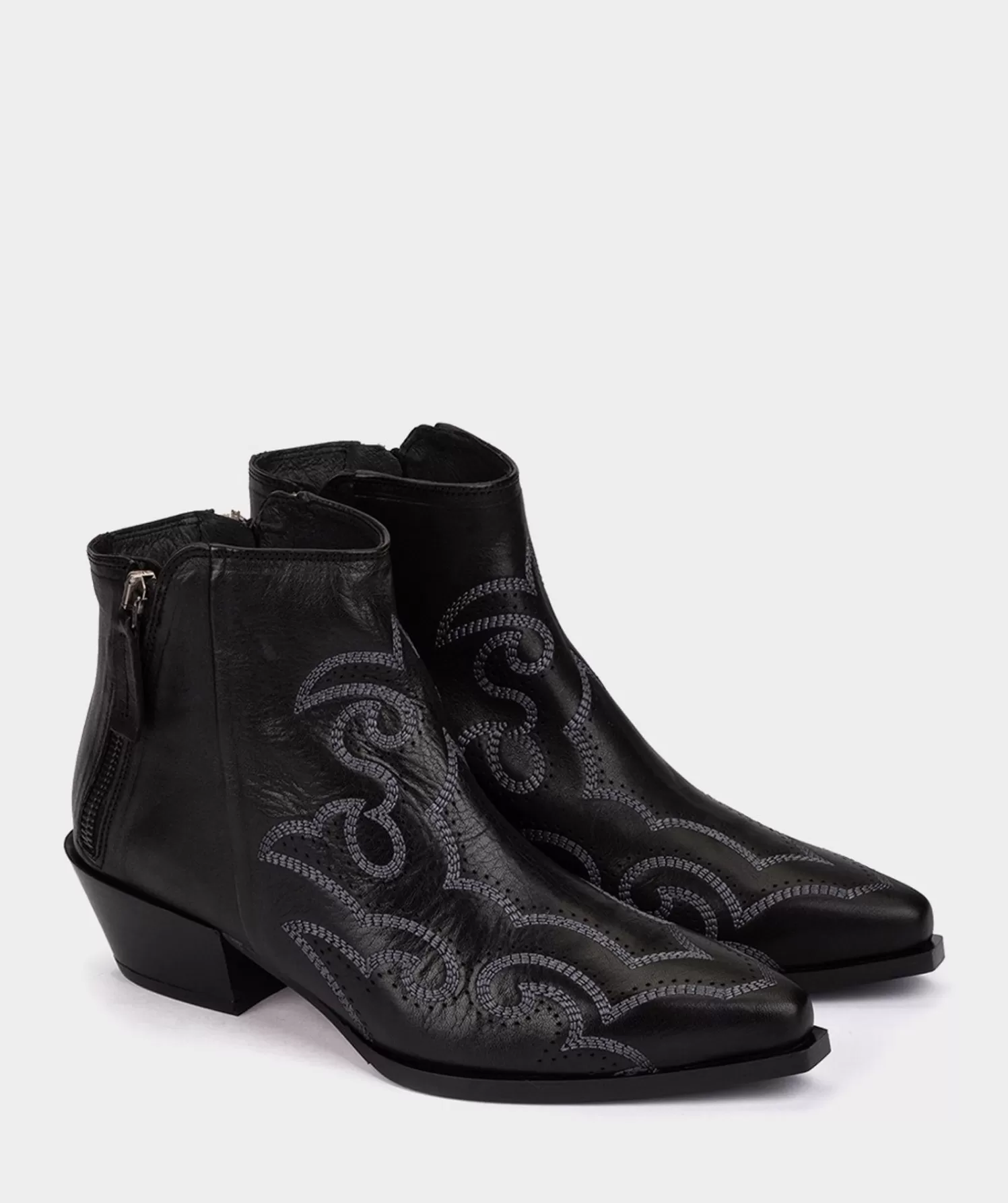 Ankle Boots | Pedro Miralles Ankle Boots Oiled Effect Leather Ankle Boots In Black Colour