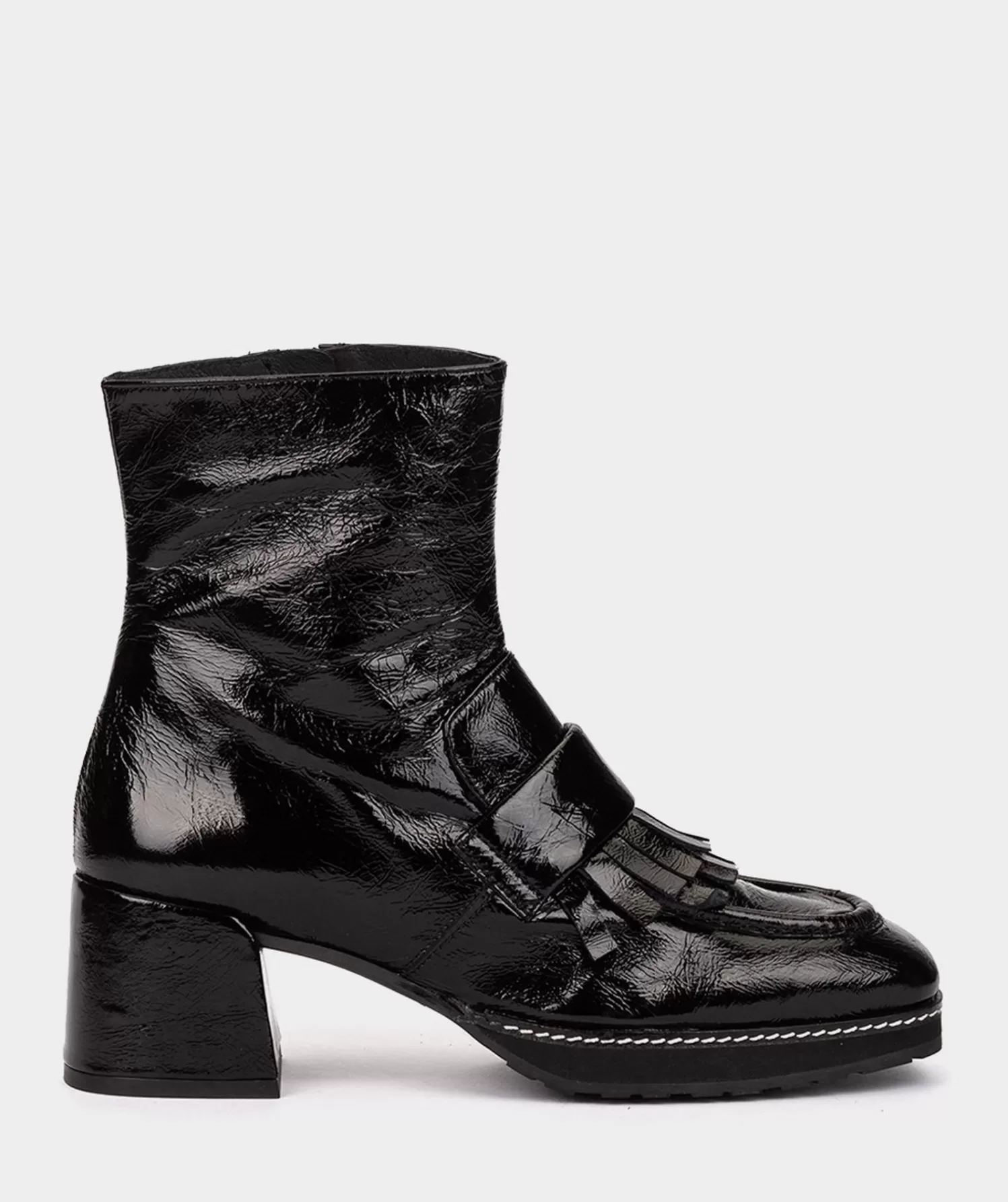 Ankle Boots | Pedro Miralles Ankle Boots Patent Leather Ankle Boots In Black Colour