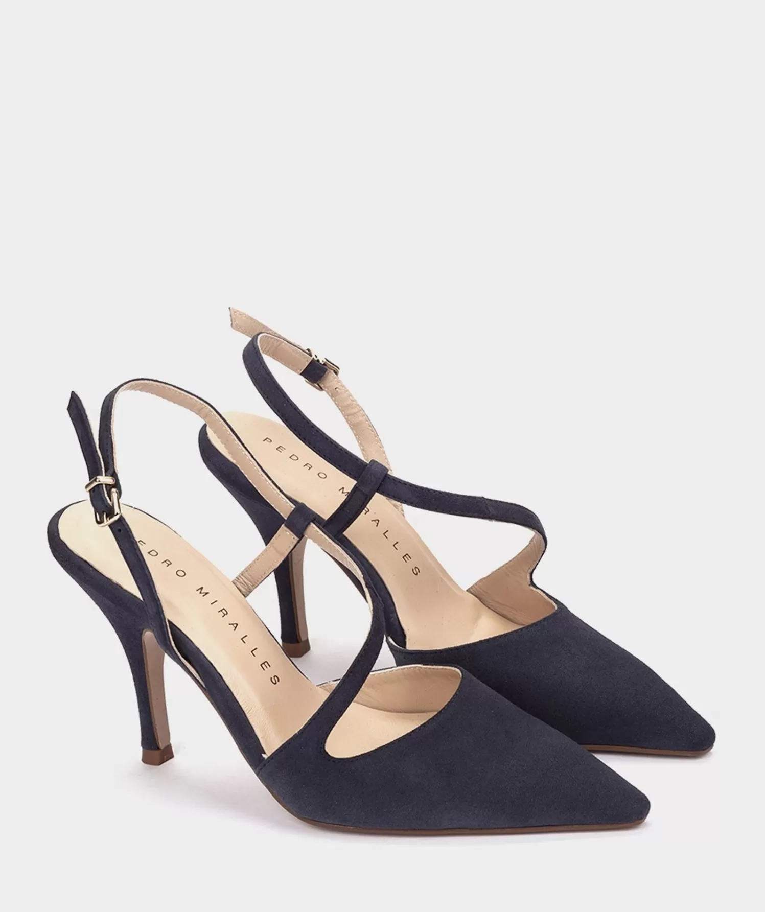 Pumps | Pedro Miralles Pumps Pointed Toe Navy Suede Pumps