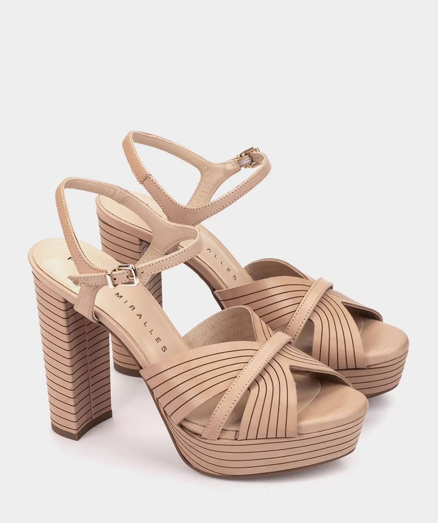 Heeled Sandals | Pedro Miralles Heeled Sandals Sandalias Tacon De Piel