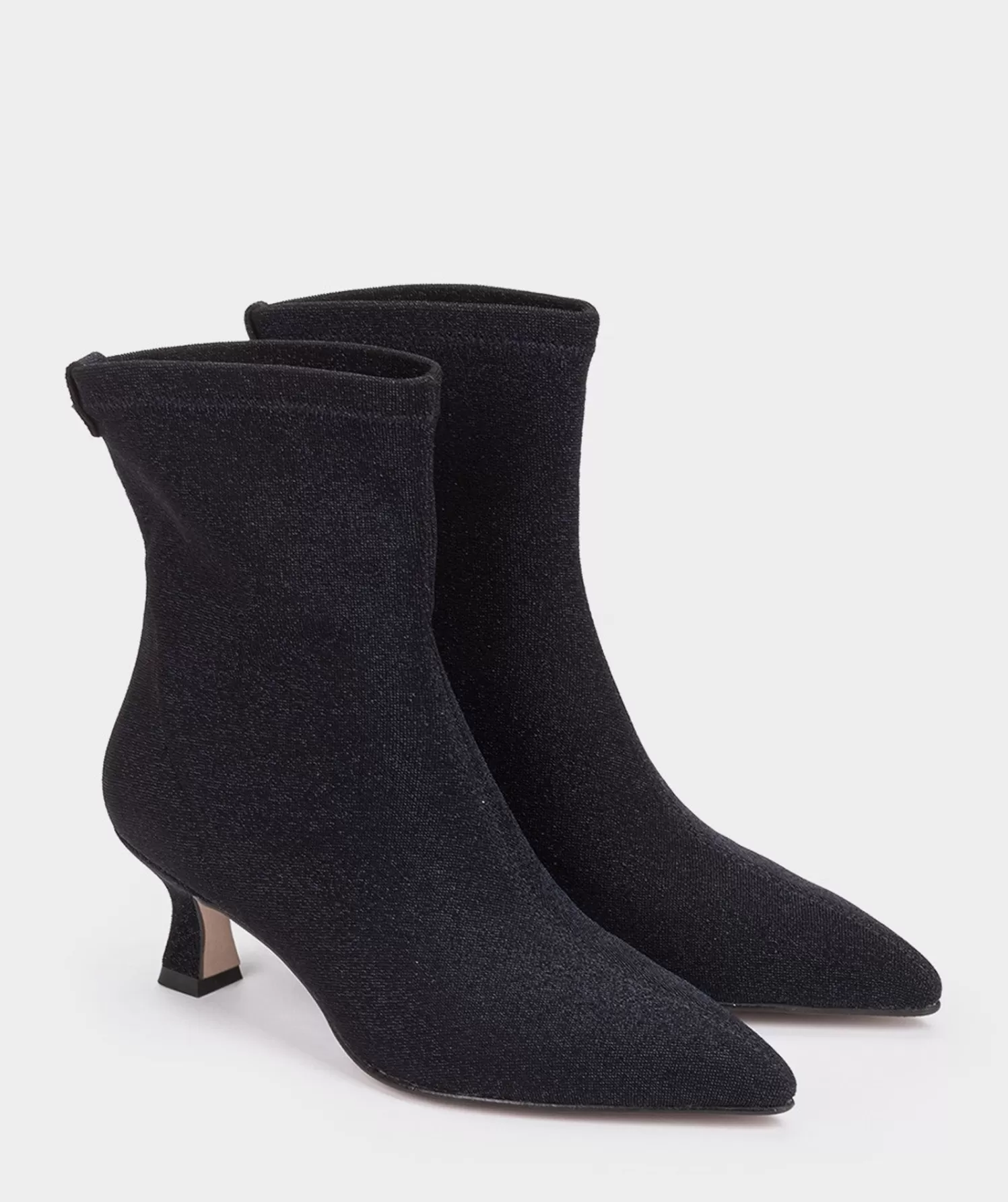 Ankle Boots | Pedro Miralles Ankle Boots Shiny Fabric Ankle Boots With Heel