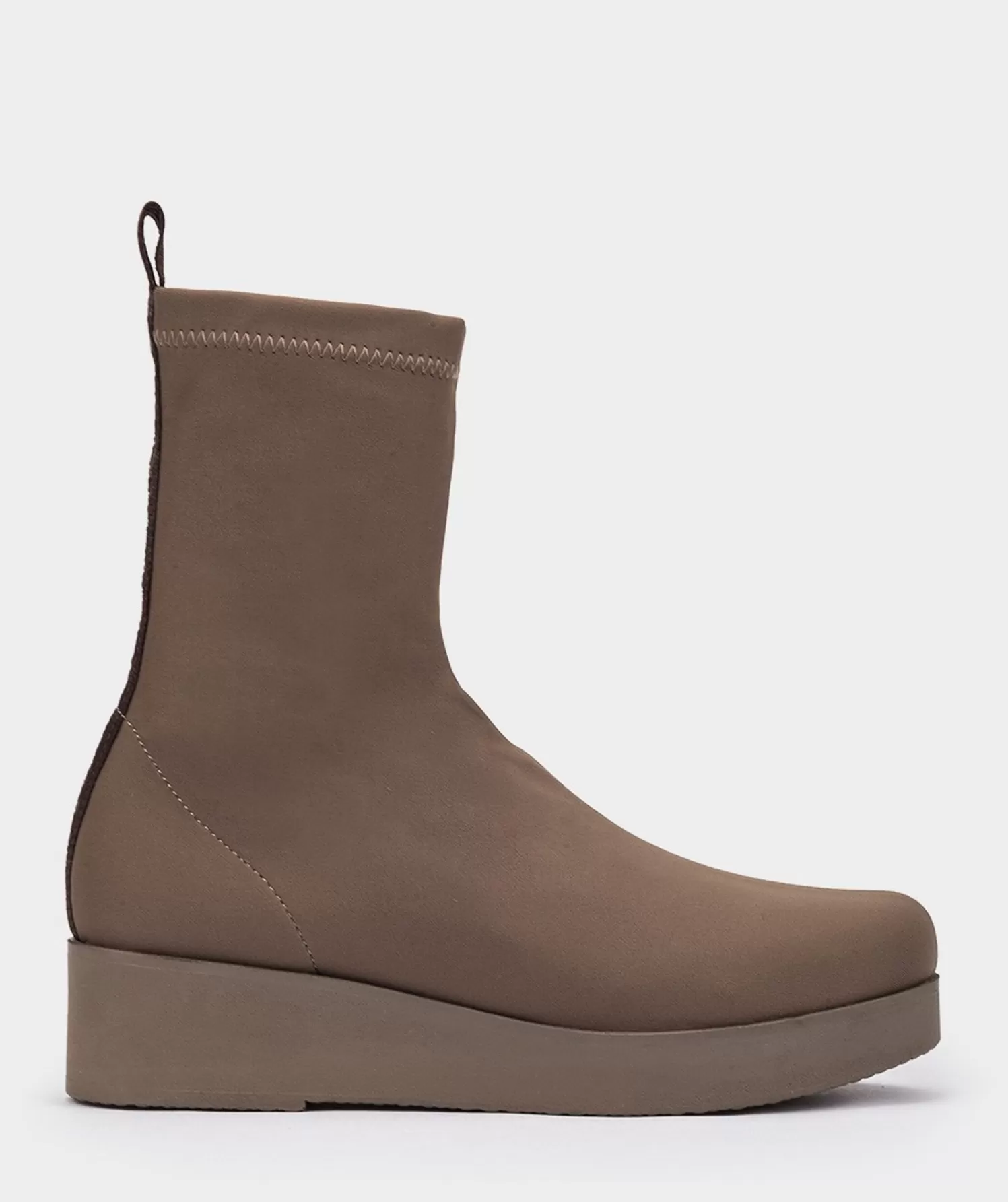 Ankle Boots | Pedro Miralles Ankle Boots Sock Style Ankle Boots Made Of Taupe Fabric