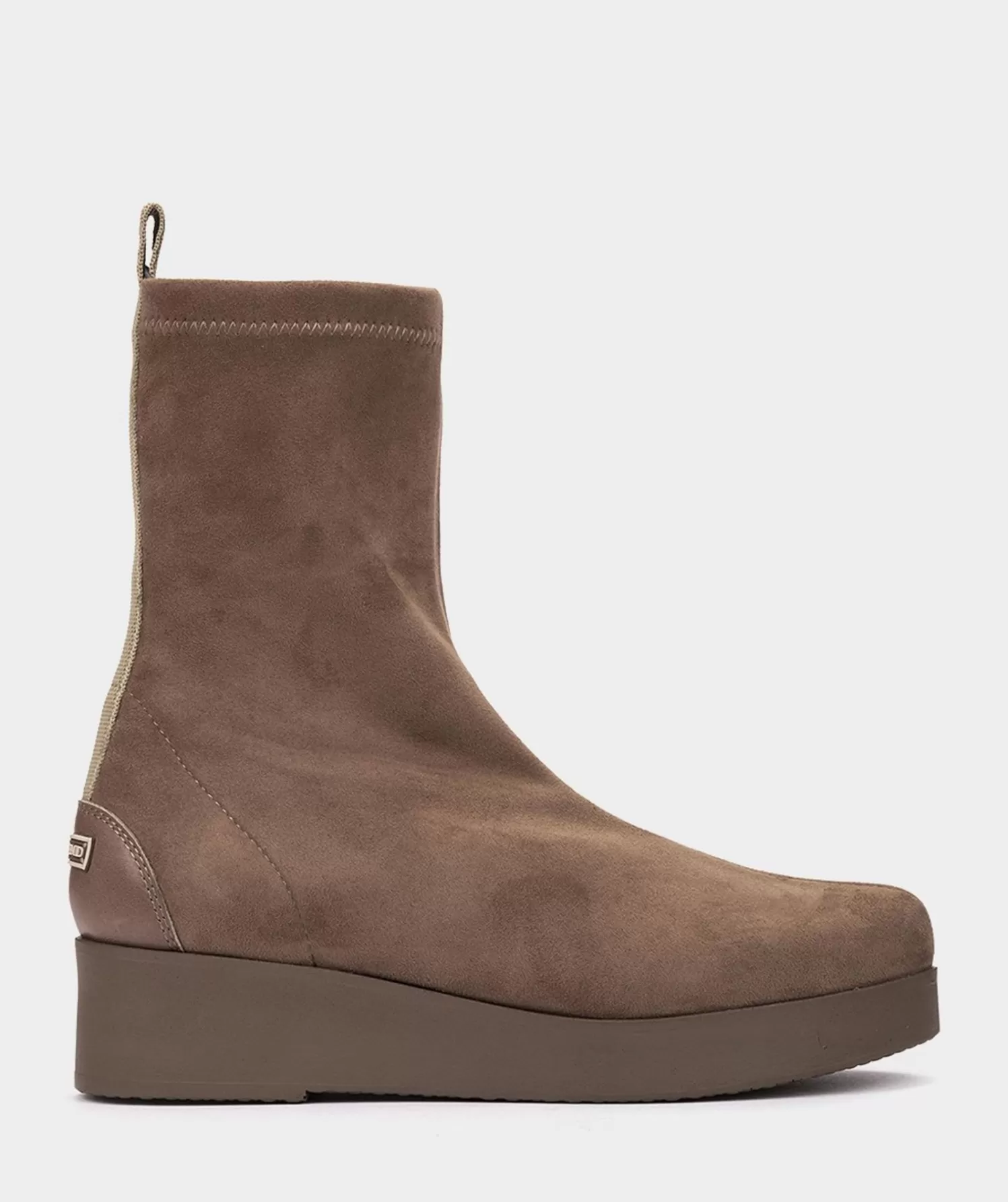 Ankle Boots | Pedro Miralles Ankle Boots Sock Style Ankle Boots Made Of Taupe Fabric