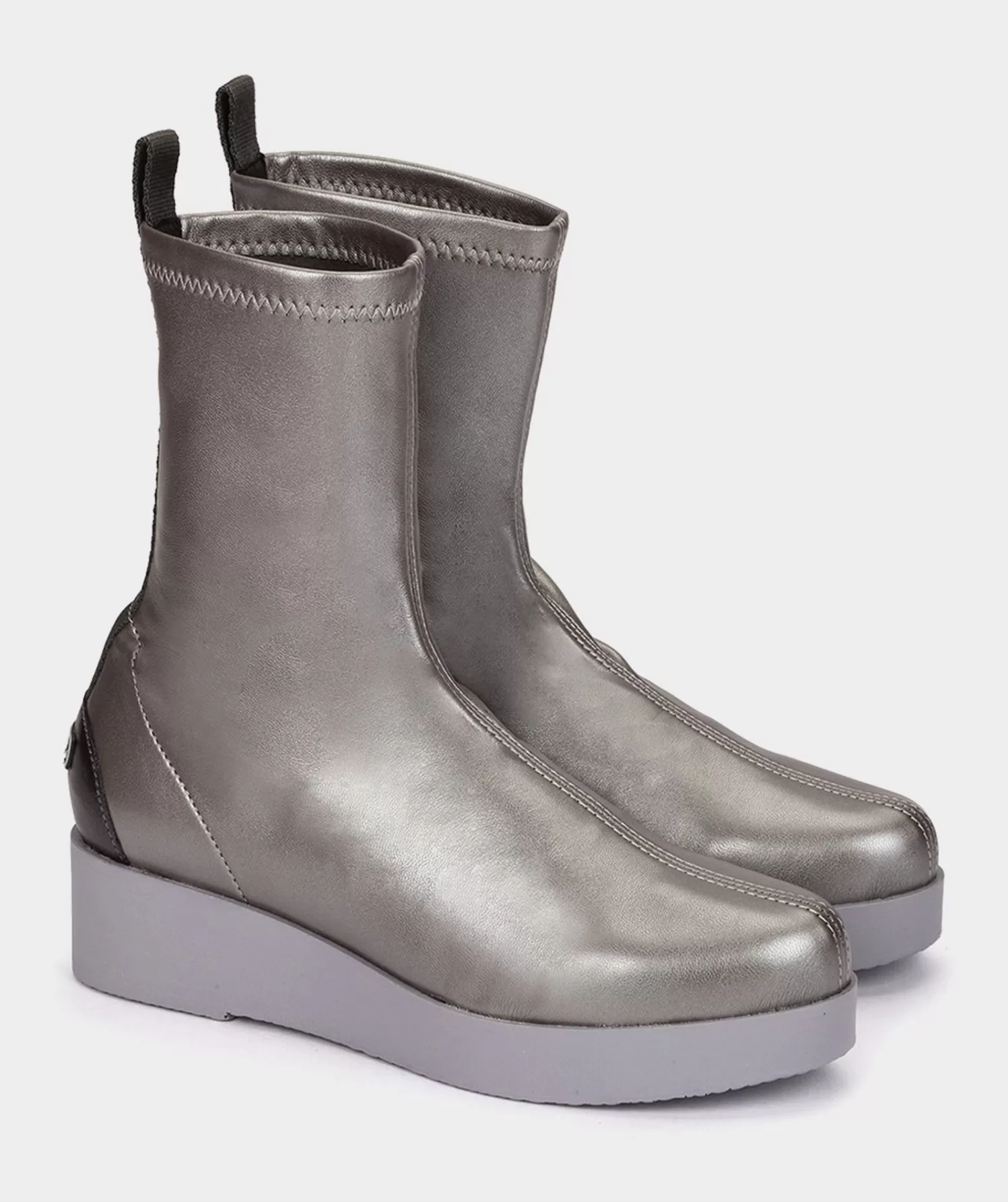 Ankle Boots | Pedro Miralles Ankle Boots Sock Style Ankle Boots Made Of Taupe Fabric