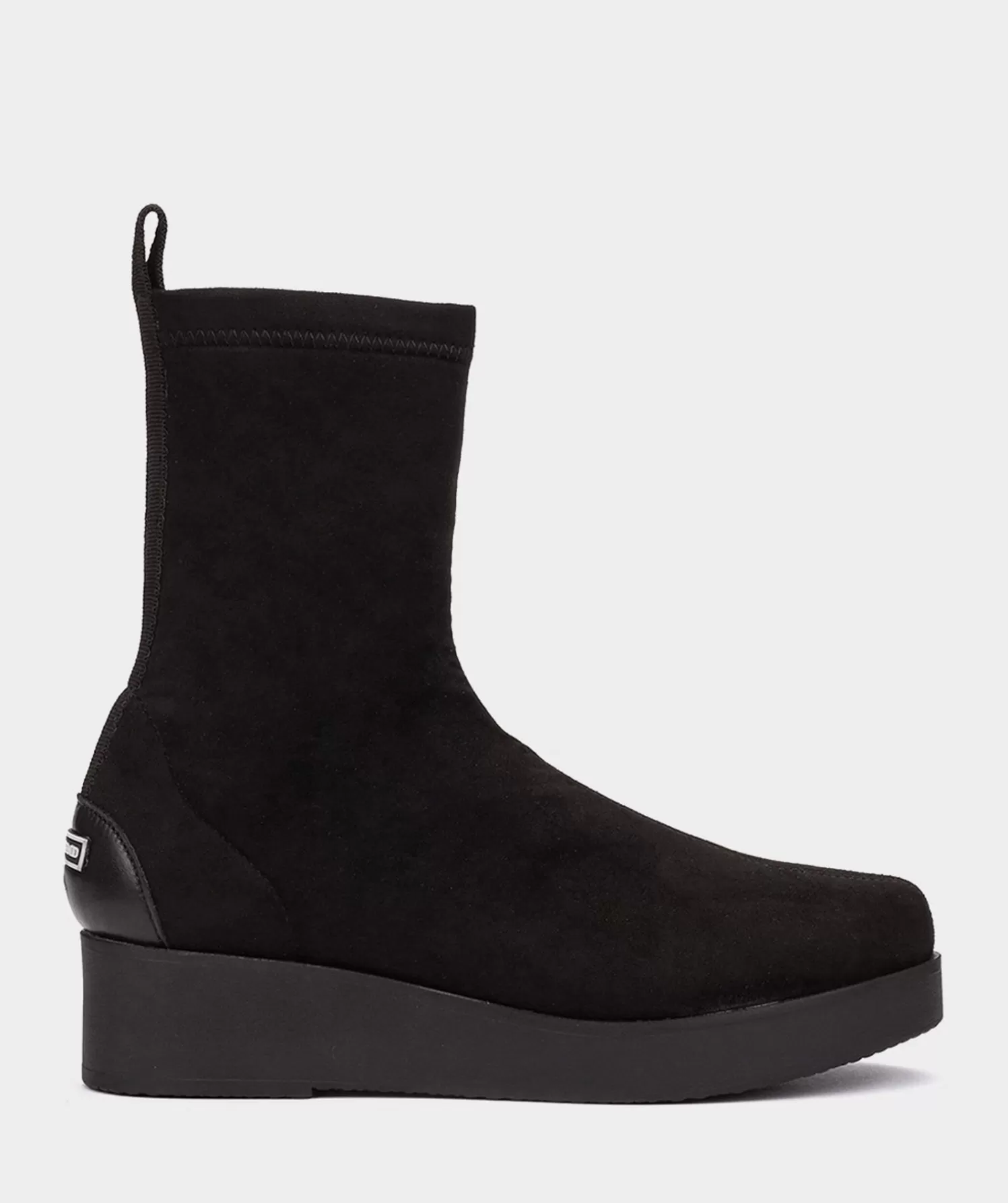 Ankle Boots | Pedro Miralles Ankle Boots Sock-Style Ankle Boots In Black Stretch Fabric