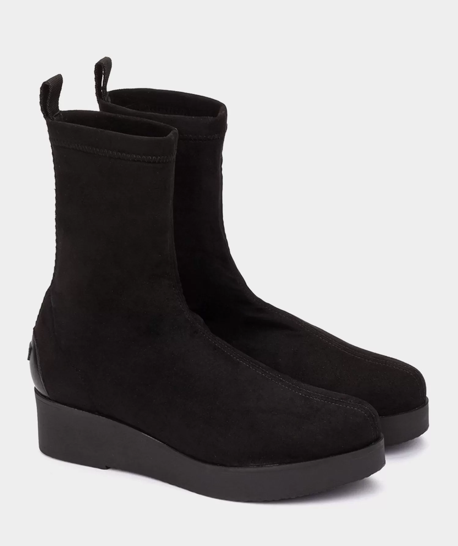 Ankle Boots | Pedro Miralles Ankle Boots Sock-Style Ankle Boots In Black Stretch Fabric