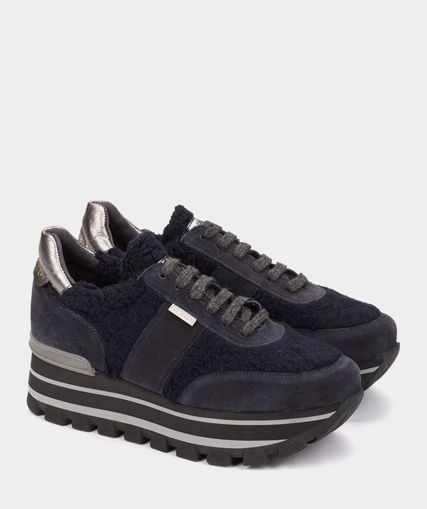 Sneakers | Pedro Miralles Sneakers Split Leather And Sheepskin Trainers