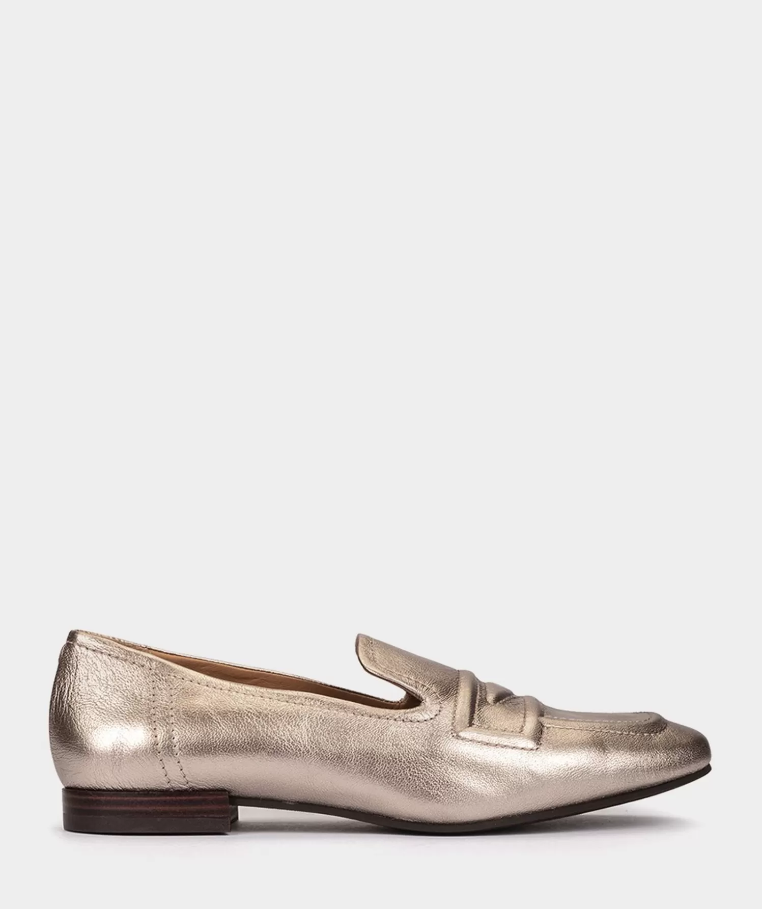 Loafers | Pedro Miralles Loafers Steel Coloured Metallic Leather Loafers