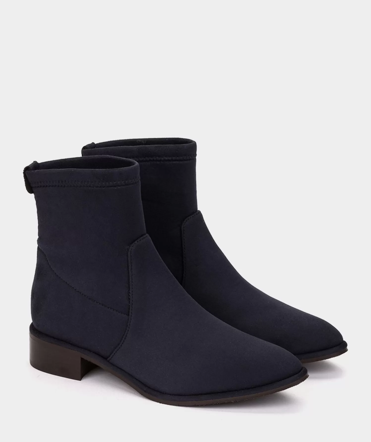 Ankle Boots | Pedro Miralles Ankle Boots Stretchy Vegan Leather Ankle Boots In Navy Blue