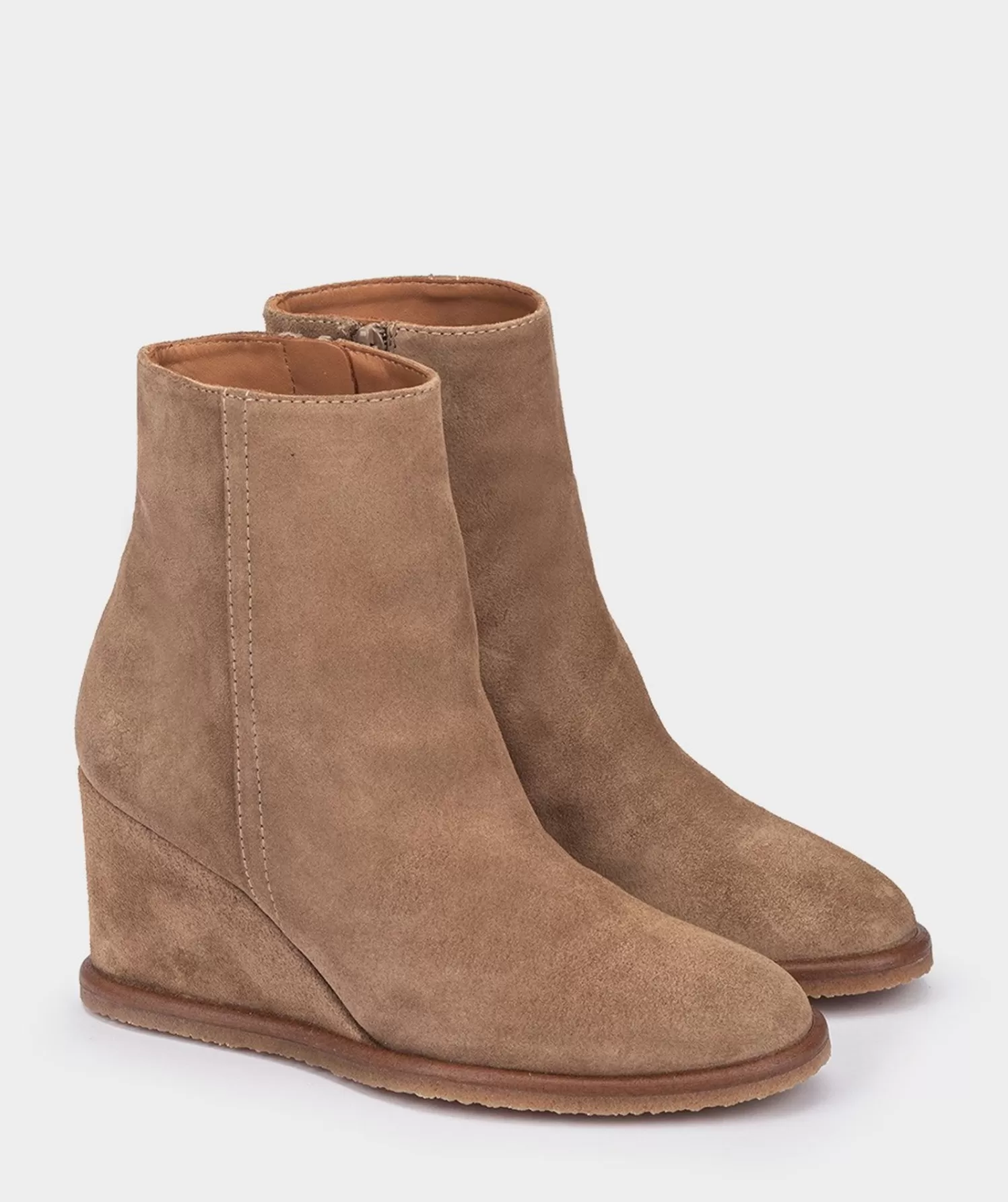 Ankle Boots | Pedro Miralles Ankle Boots Suede Wedged Ankle Boots.