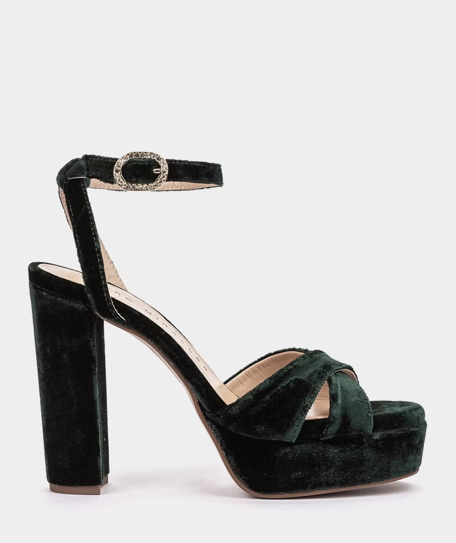 Heeled Sandals | Pedro Miralles Heeled Sandals Velvet Platform Heeled Sandals