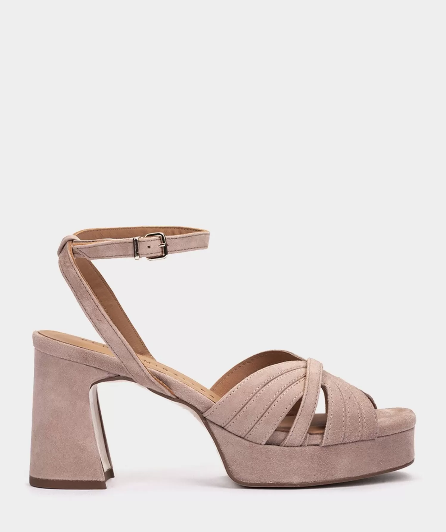 Heeled Sandals | Pedro Miralles Heeled Sandals Wide Heel Leather Sandals